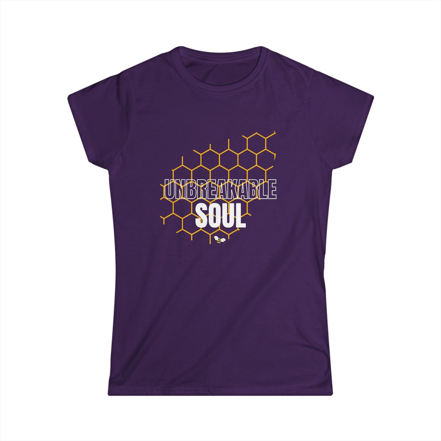 Unbreakable Soul Women's Softstyle Tee - Inspirational Graphic Tee for Empowerment