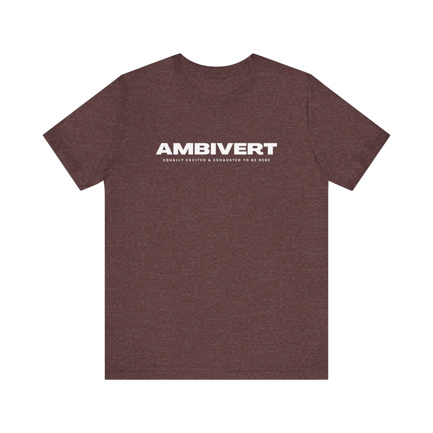 Ambivert Graphic Tee - Perfect for Social Chameleons