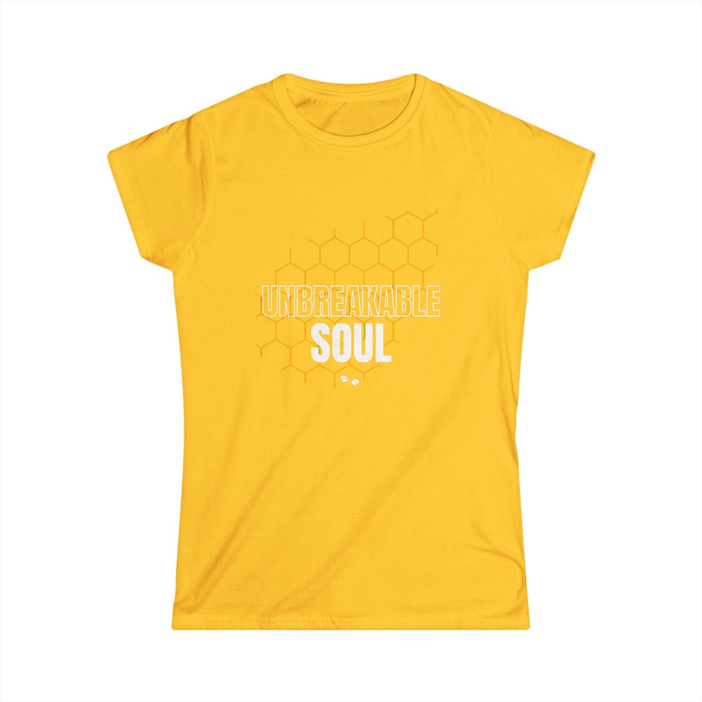 Unbreakable Soul Women's Softstyle Tee - Inspirational Graphic Tee for Empowerment