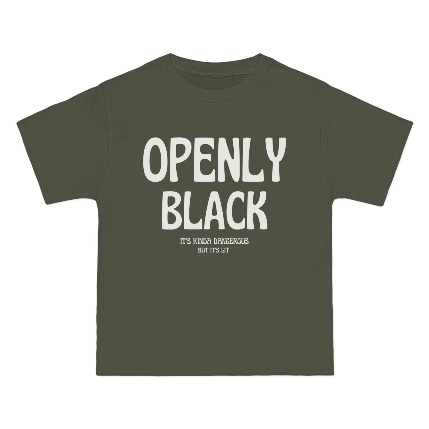 Beefy-T® Openly Black Short-Sleeve T-Shirt