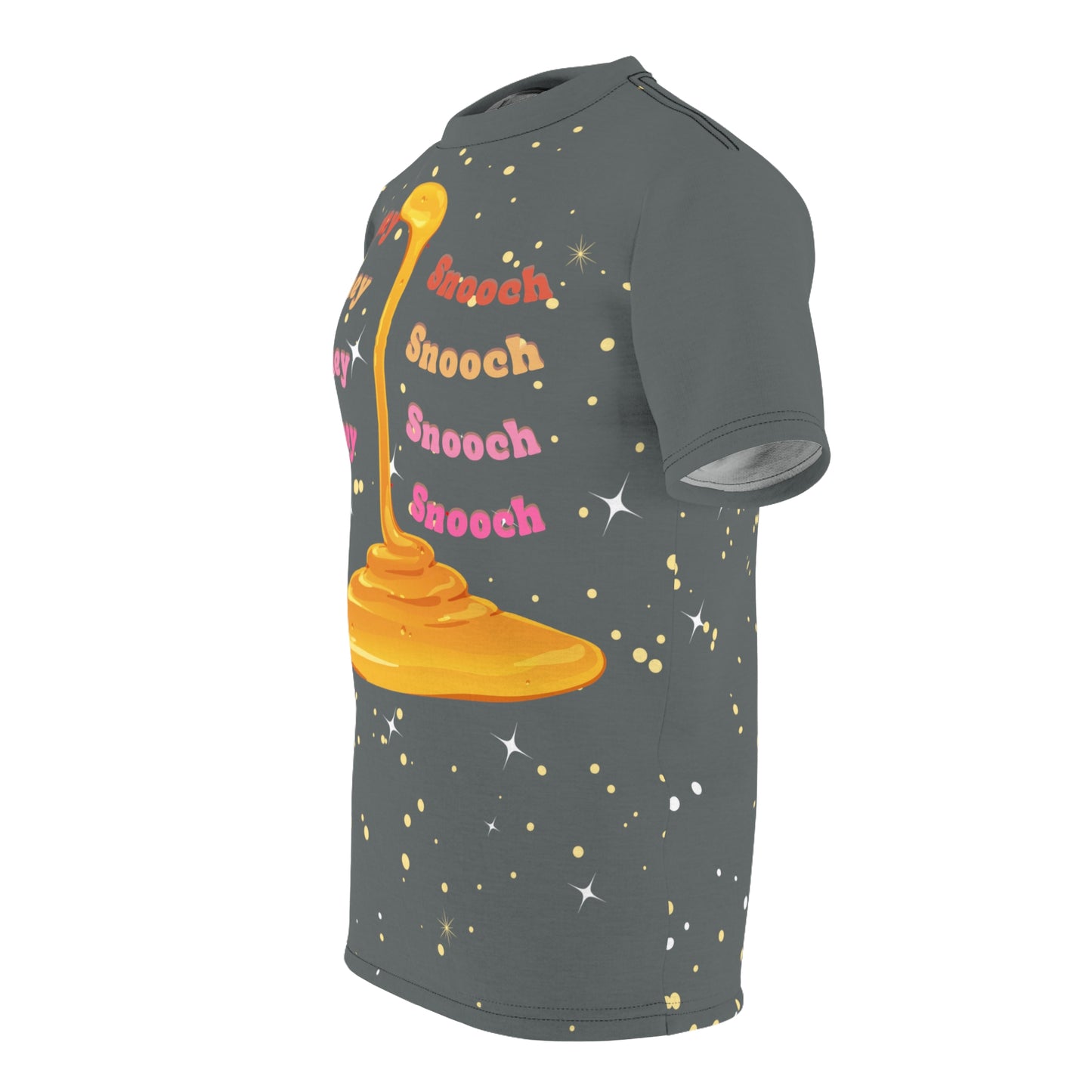 Unisex Cut & Sew Honey Snooch Drip Tee (AOP)