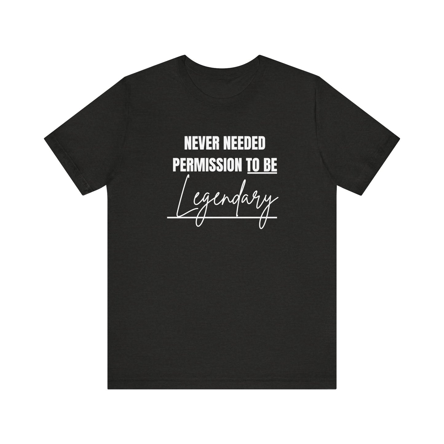 Unisex Casual LEGENDARY Graphic Tee - Perfect Gift for Friends, Summer Outfits, Festival Fashion, Everyday Wear, Gift for Him/Her