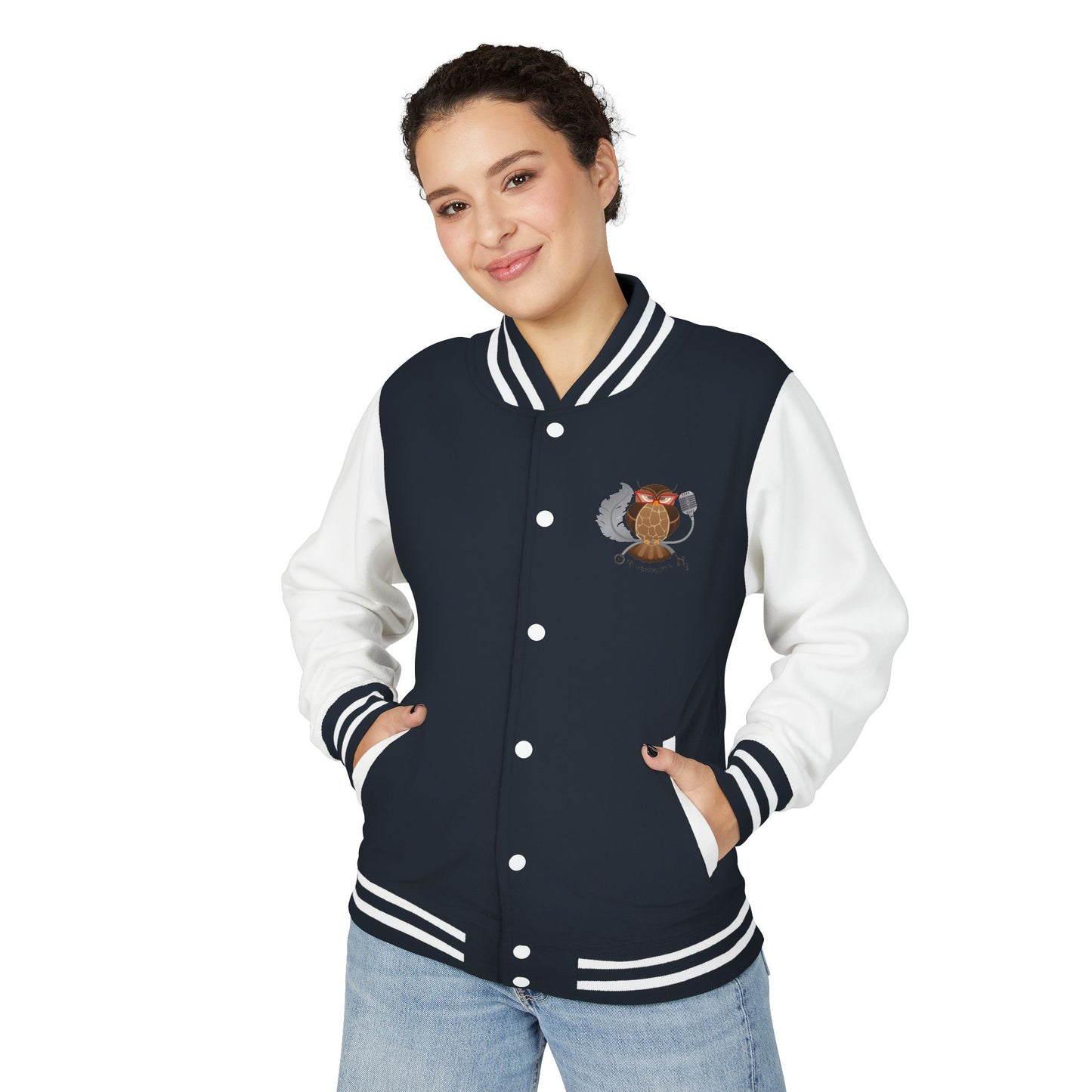 Retro Haiku Letterman Jacket for Unisex - Perfect for Casual Style & Celebrations