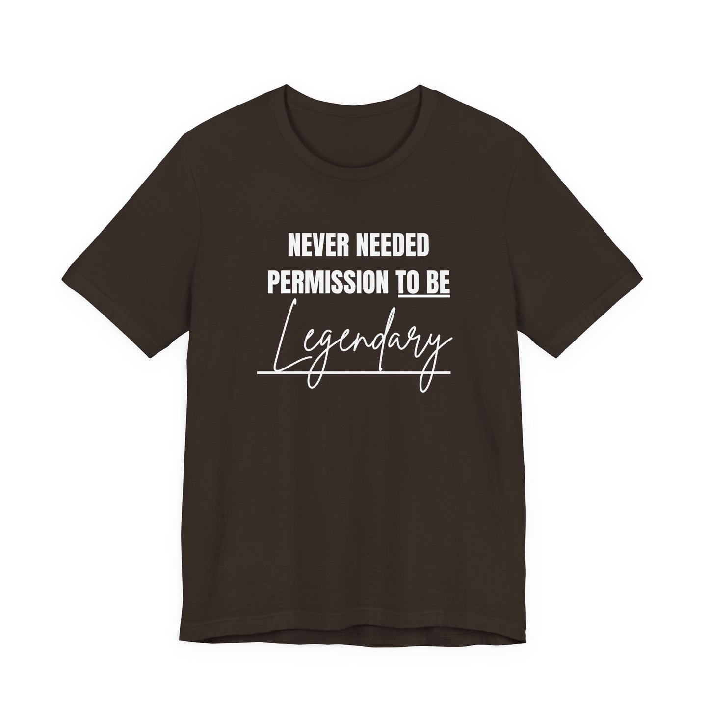 Unisex Casual LEGENDARY Graphic Tee - Perfect Gift for Friends, Summer Outfits, Festival Fashion, Everyday Wear, Gift for Him/Her