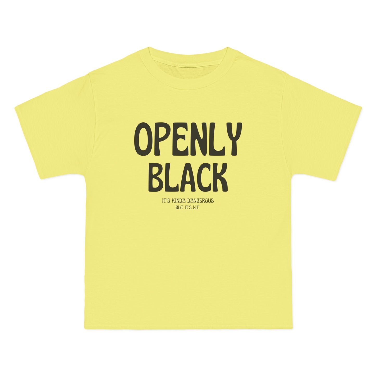Openly Black Retro Print Beefy-T® Short-Sleeve T-Shirt