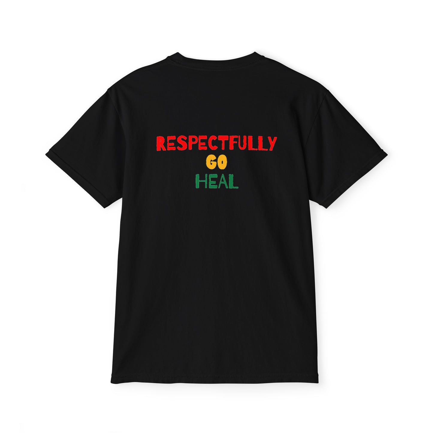 Unisex Garment-Dyed Pocket Juneteenth Heal T-Shirt