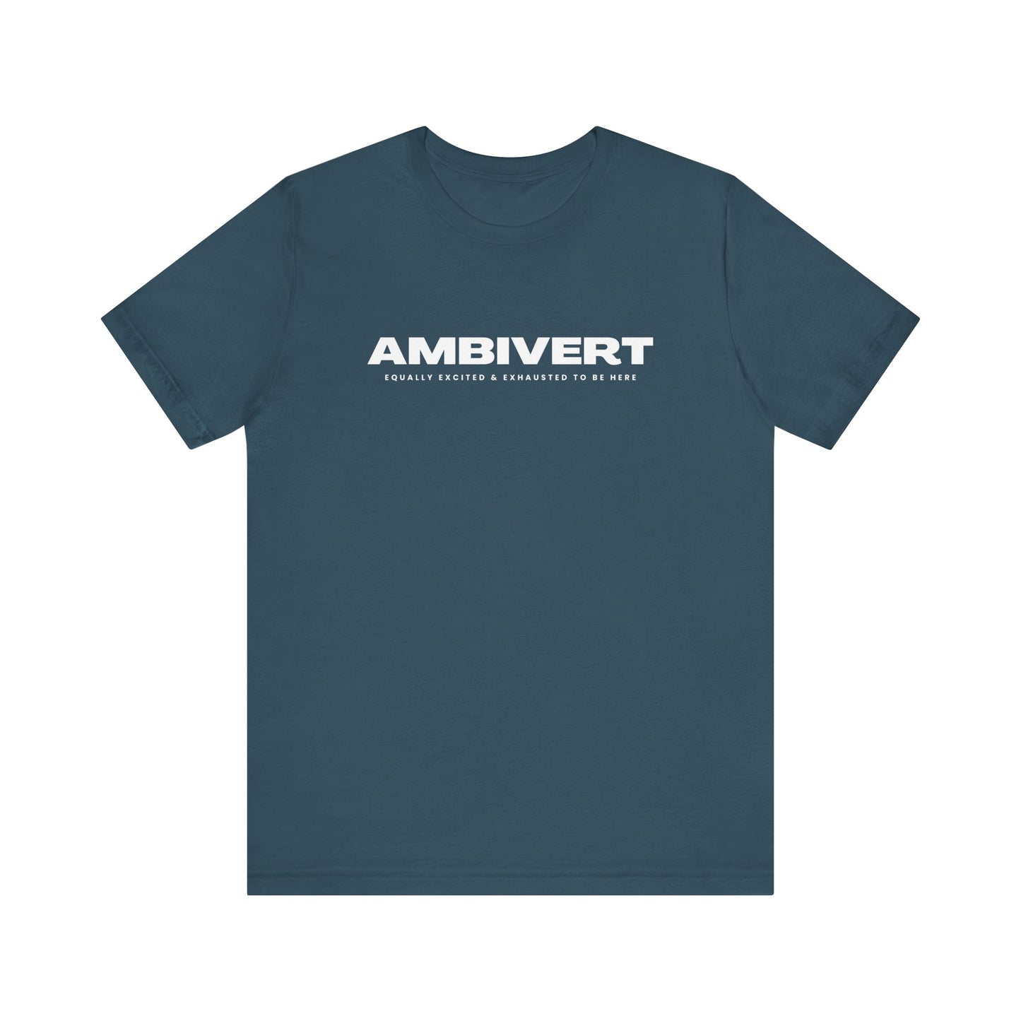 Ambivert Graphic Tee - Perfect for Social Chameleons