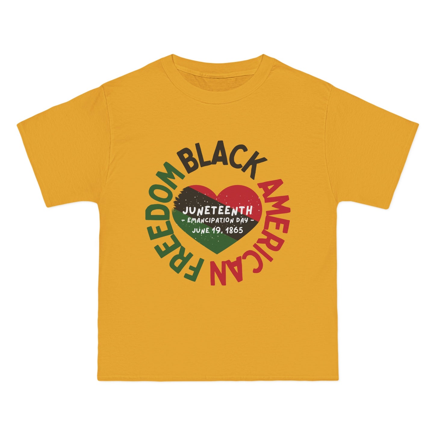 Beefy-T® Short-Sleeve BLACK AMERICAN FREEDOM T-Shirt
