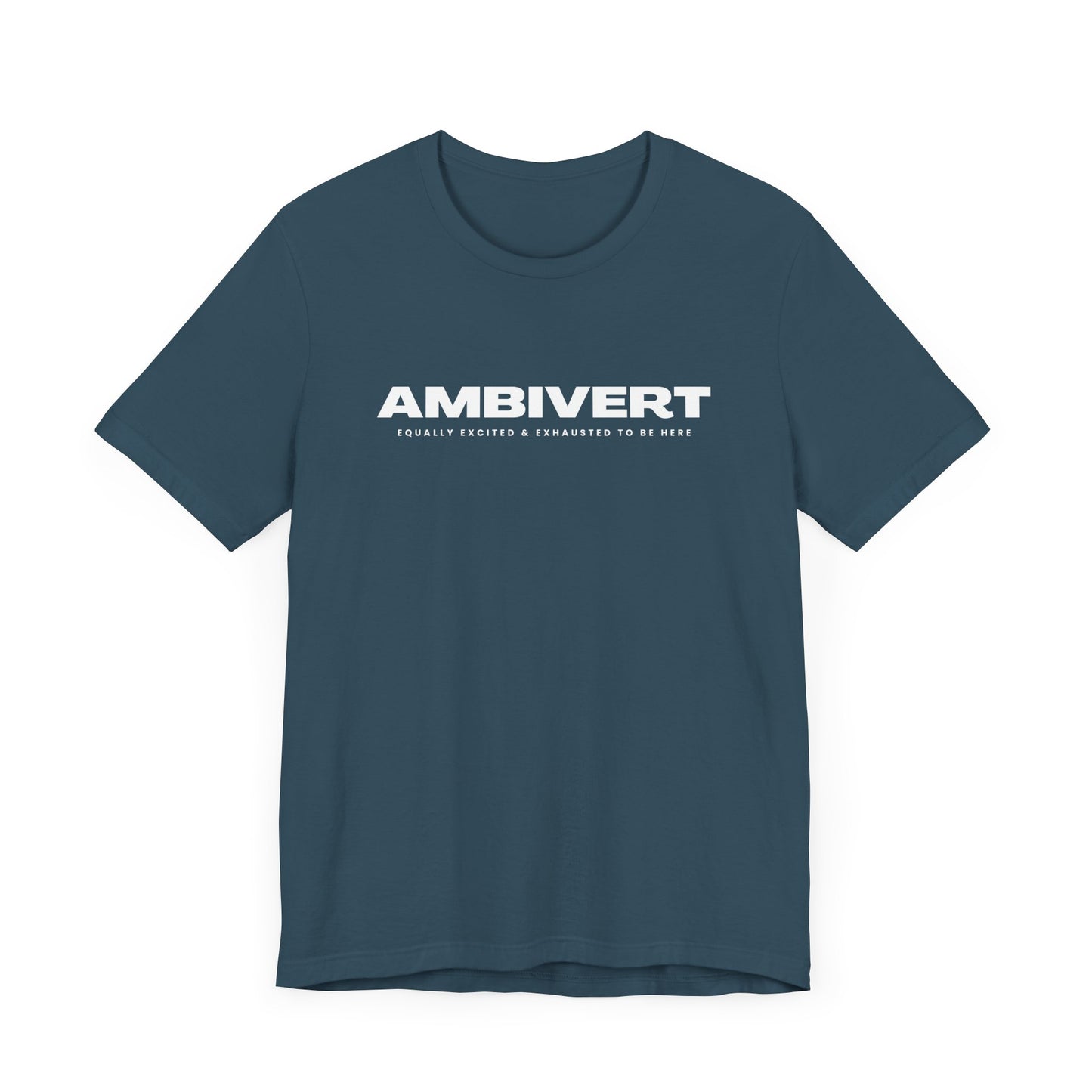 Ambivert Graphic Tee - Perfect for Social Chameleons
