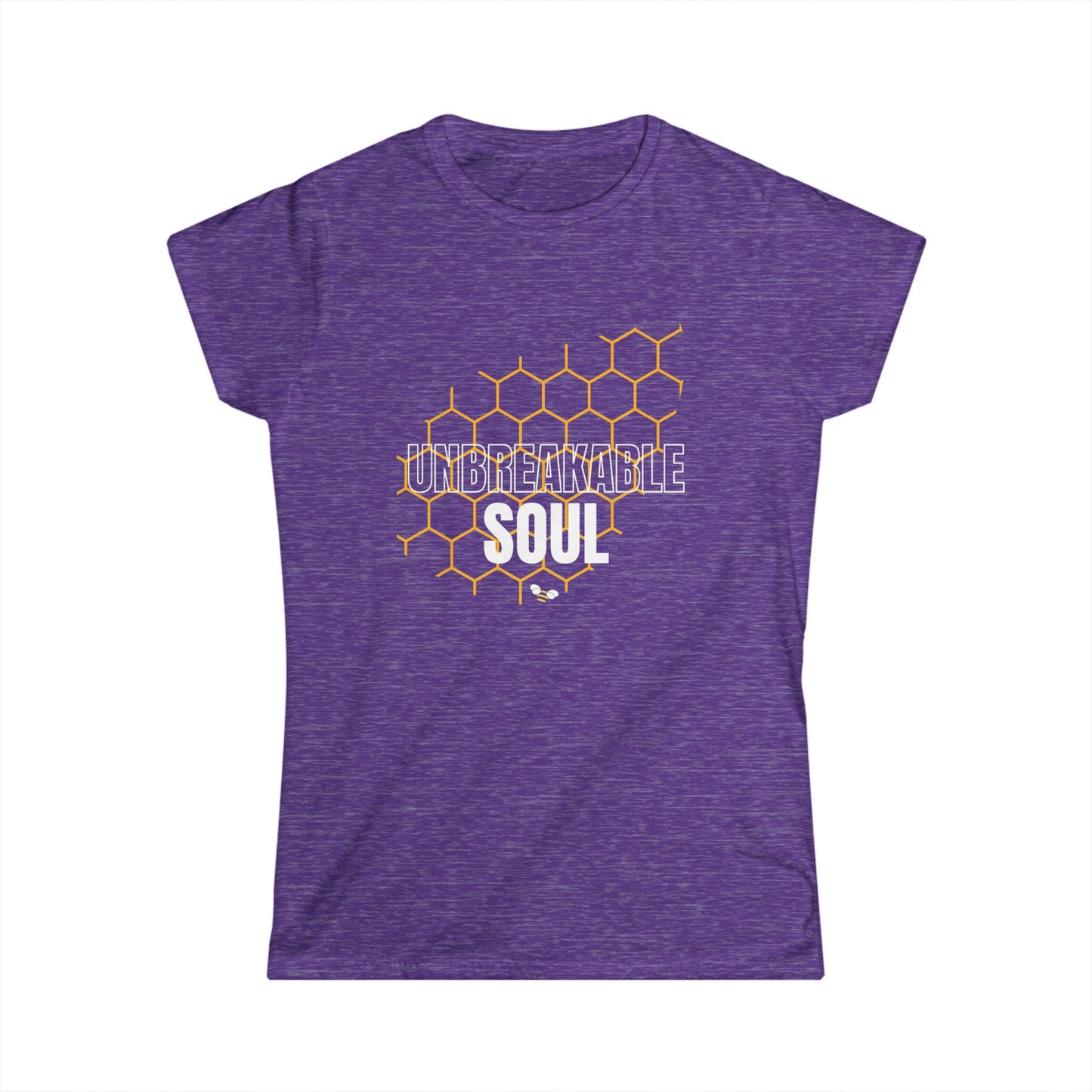 Unbreakable Soul Women's Softstyle Tee - Inspirational Graphic Tee for Empowerment