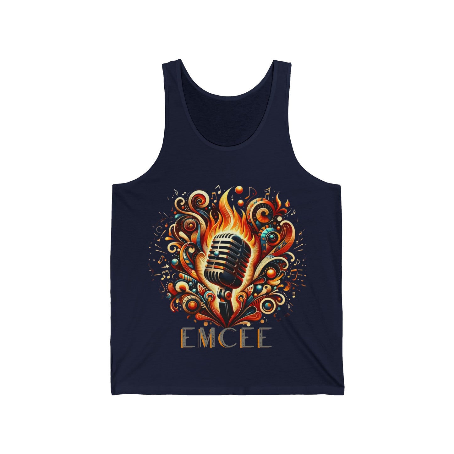 Unisex Jersey Emcee Foaming Mic Tank