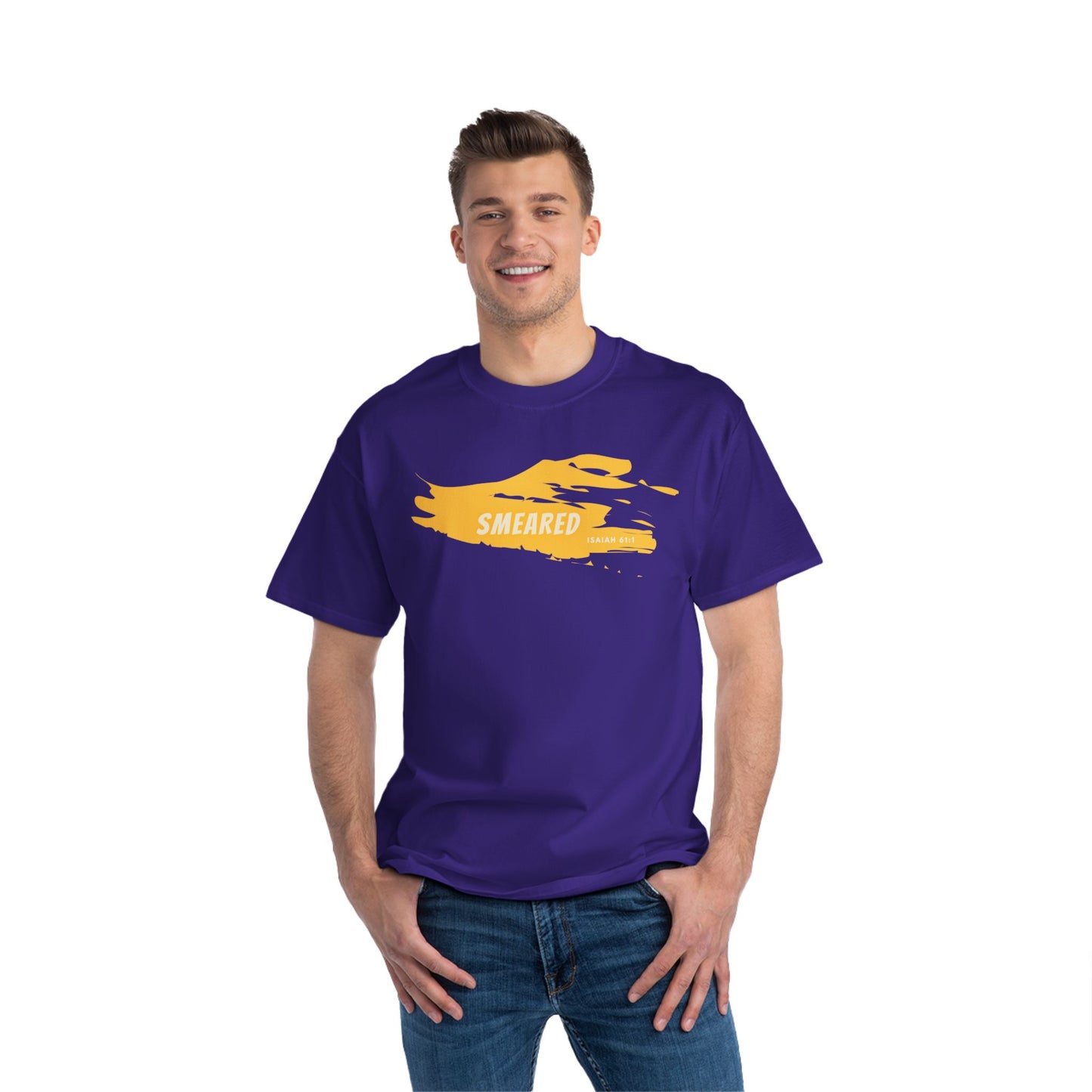Smeared Beefy-T® Short-Sleeve T-Shirt