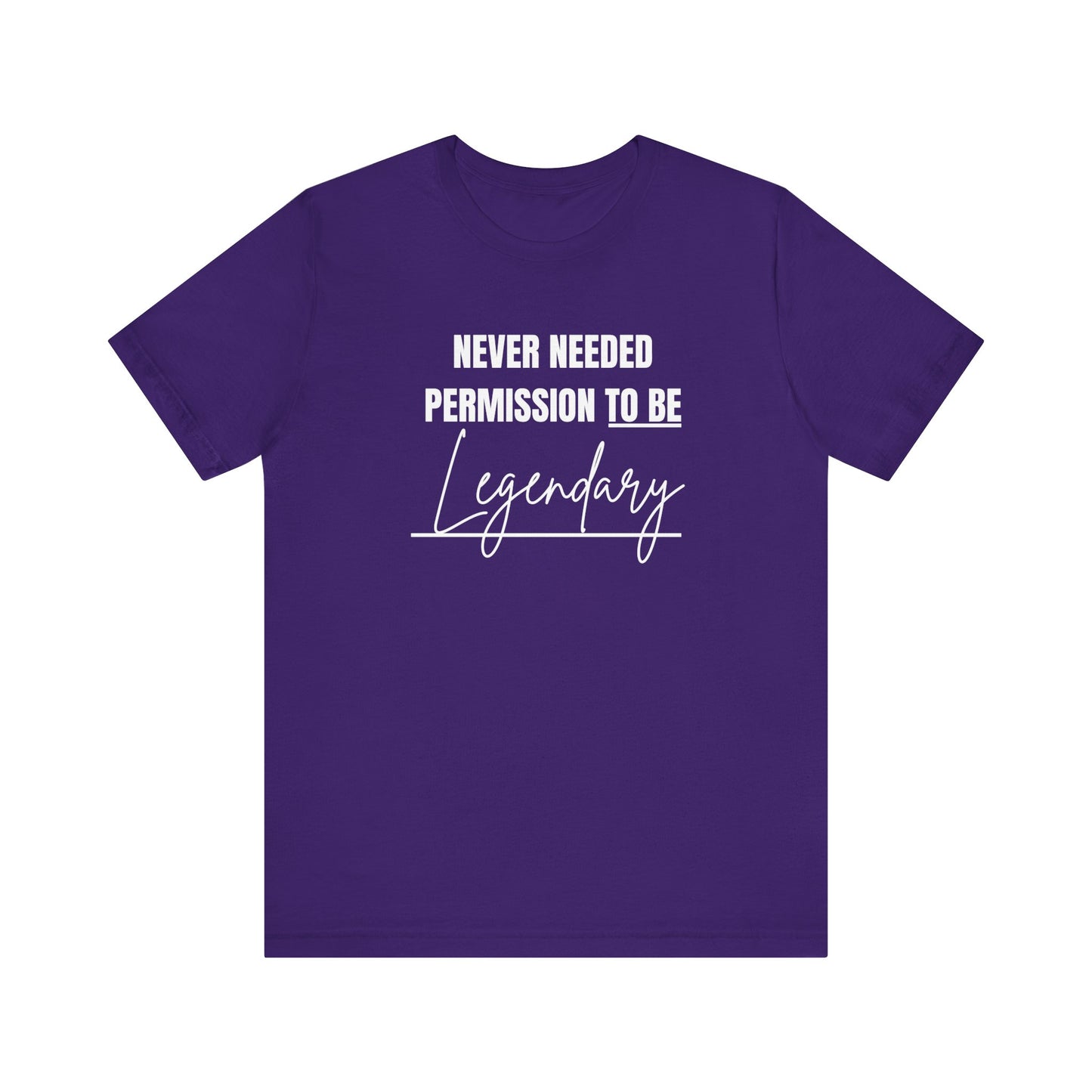 Unisex Casual LEGENDARY Graphic Tee - Perfect Gift for Friends, Summer Outfits, Festival Fashion, Everyday Wear, Gift for Him/Her