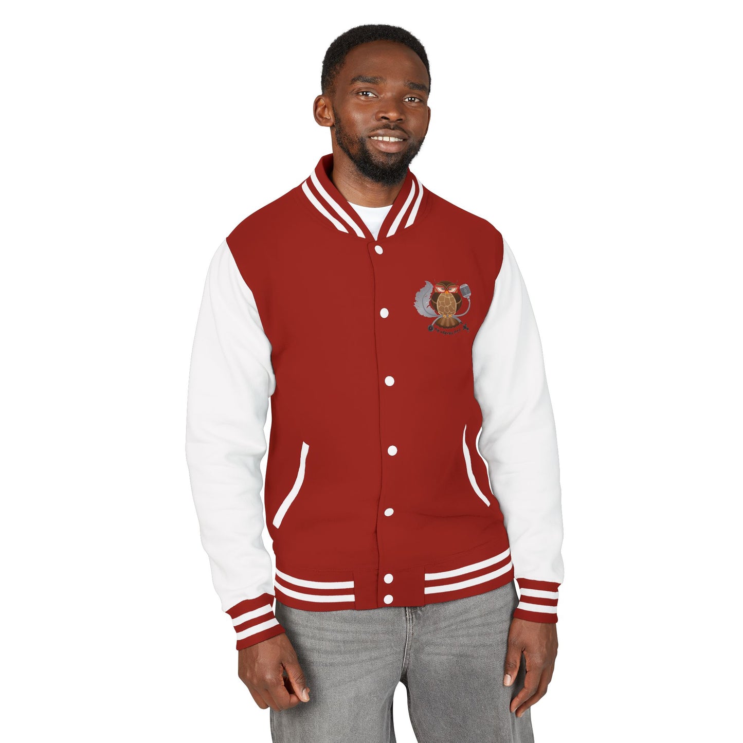 Retro Haiku Letterman Jacket for Unisex - Perfect for Casual Style & Celebrations