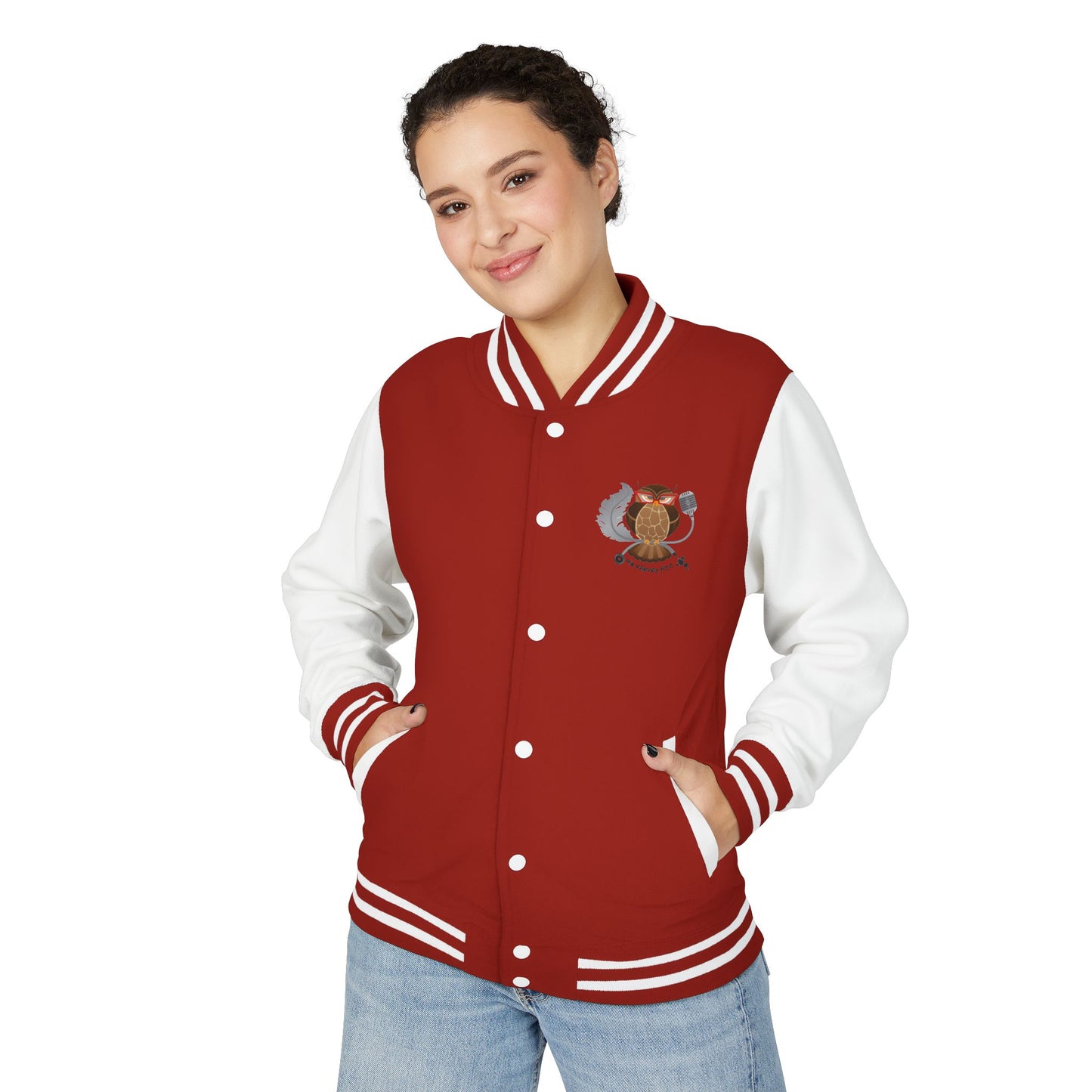 Retro Haiku Letterman Jacket for Unisex - Perfect for Casual Style & Celebrations