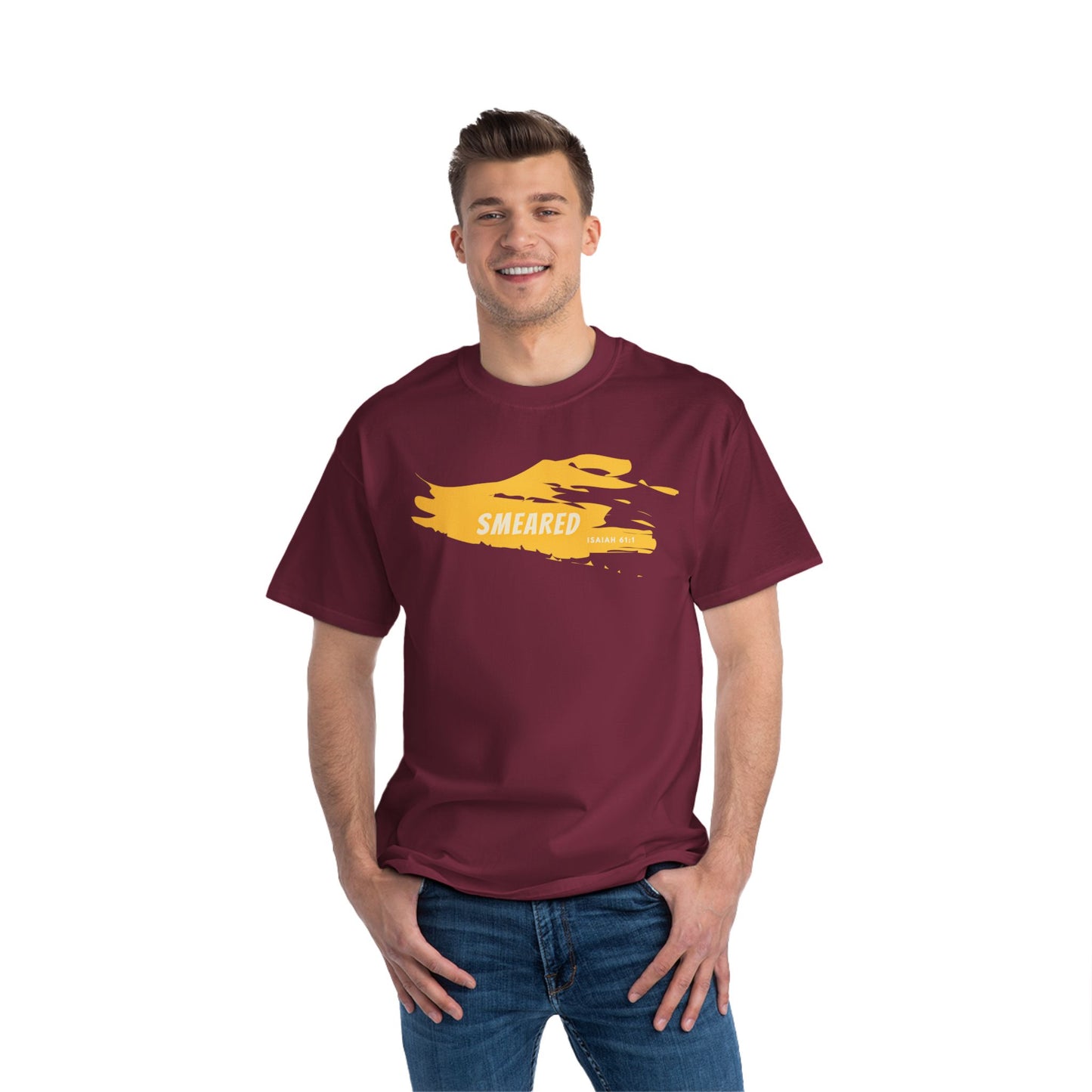 Smeared Beefy-T® Short-Sleeve T-Shirt