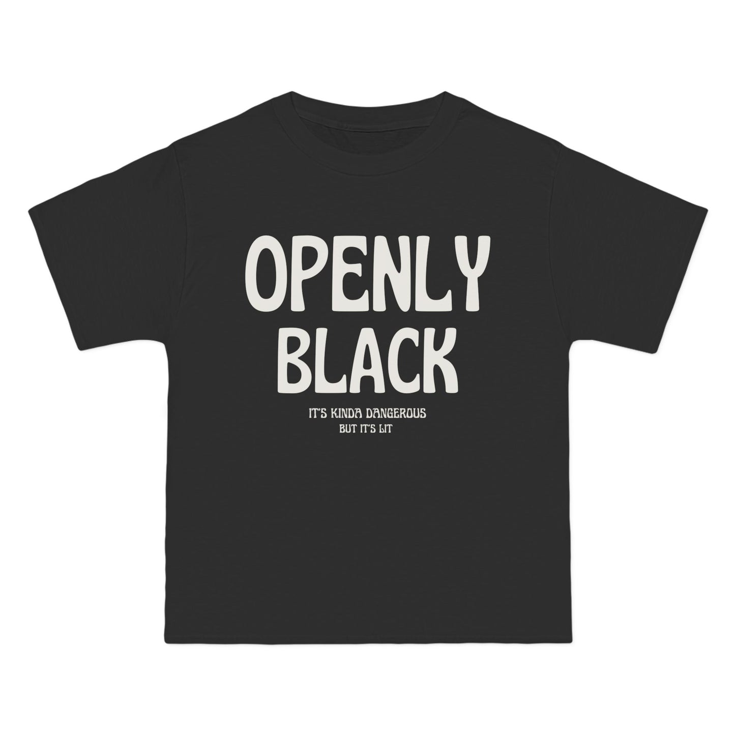 Beefy-T® Openly Black Short-Sleeve T-Shirt