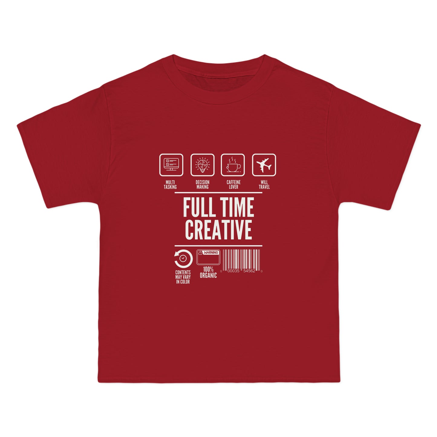 Beefy-T® Short-Sleeve Full Time Creative T-Shirt