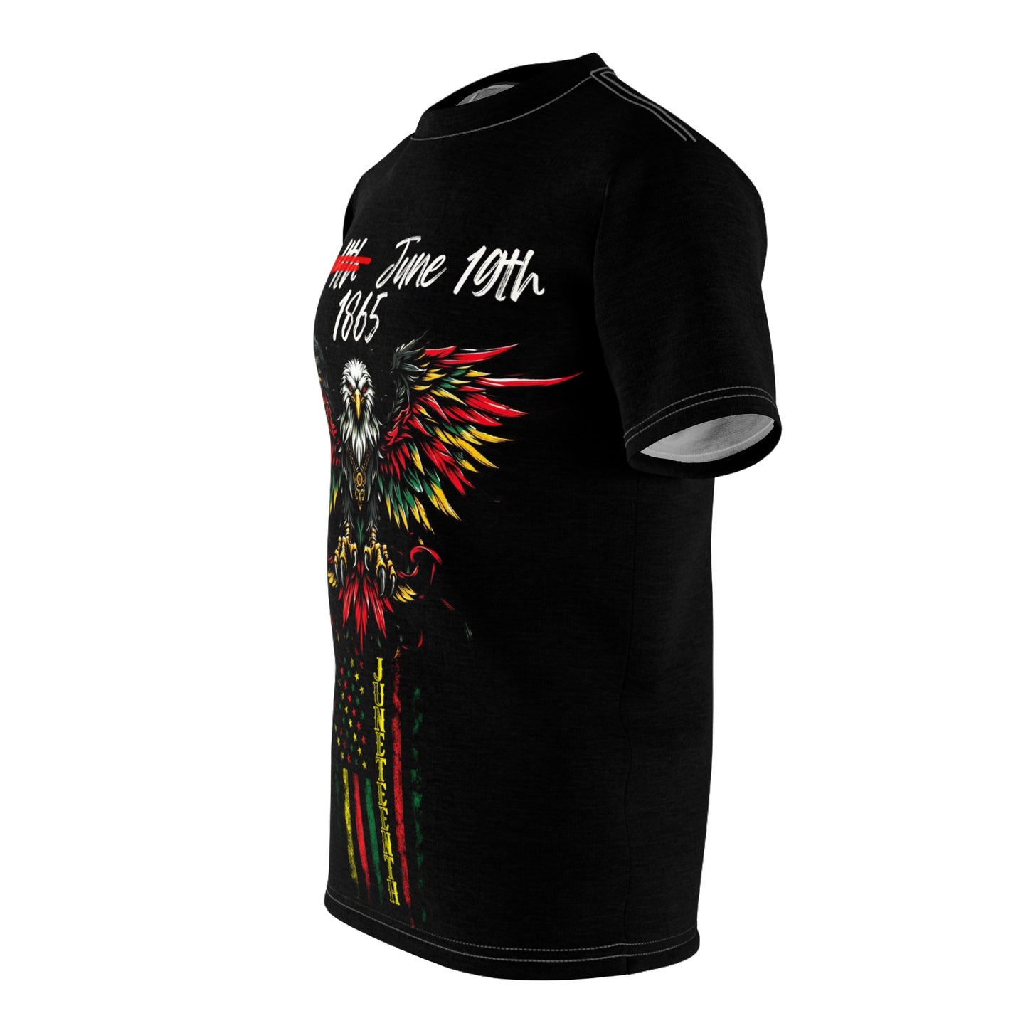 Unisex Cut & Sew Juneteenth Eagle Tee (AOP)