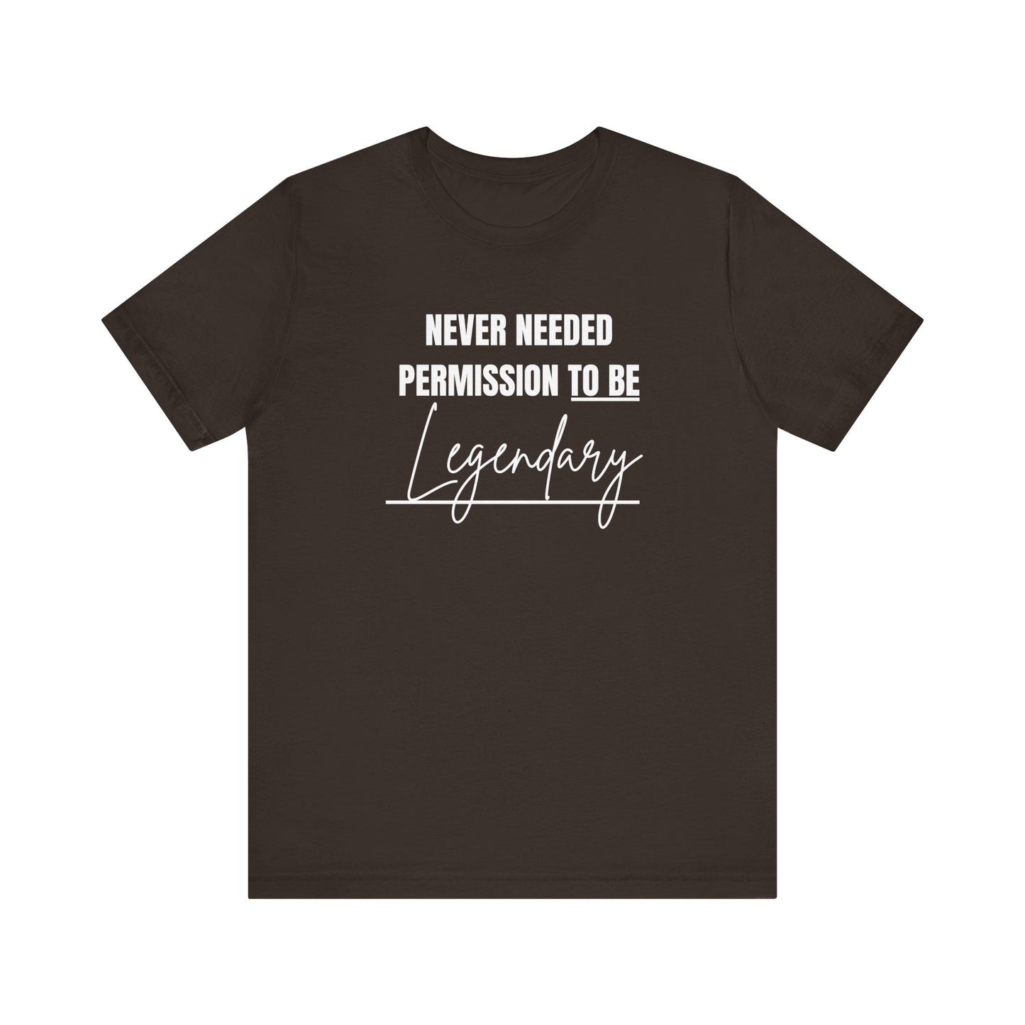 Unisex Casual LEGENDARY Graphic Tee - Perfect Gift for Friends, Summer Outfits, Festival Fashion, Everyday Wear, Gift for Him/Her