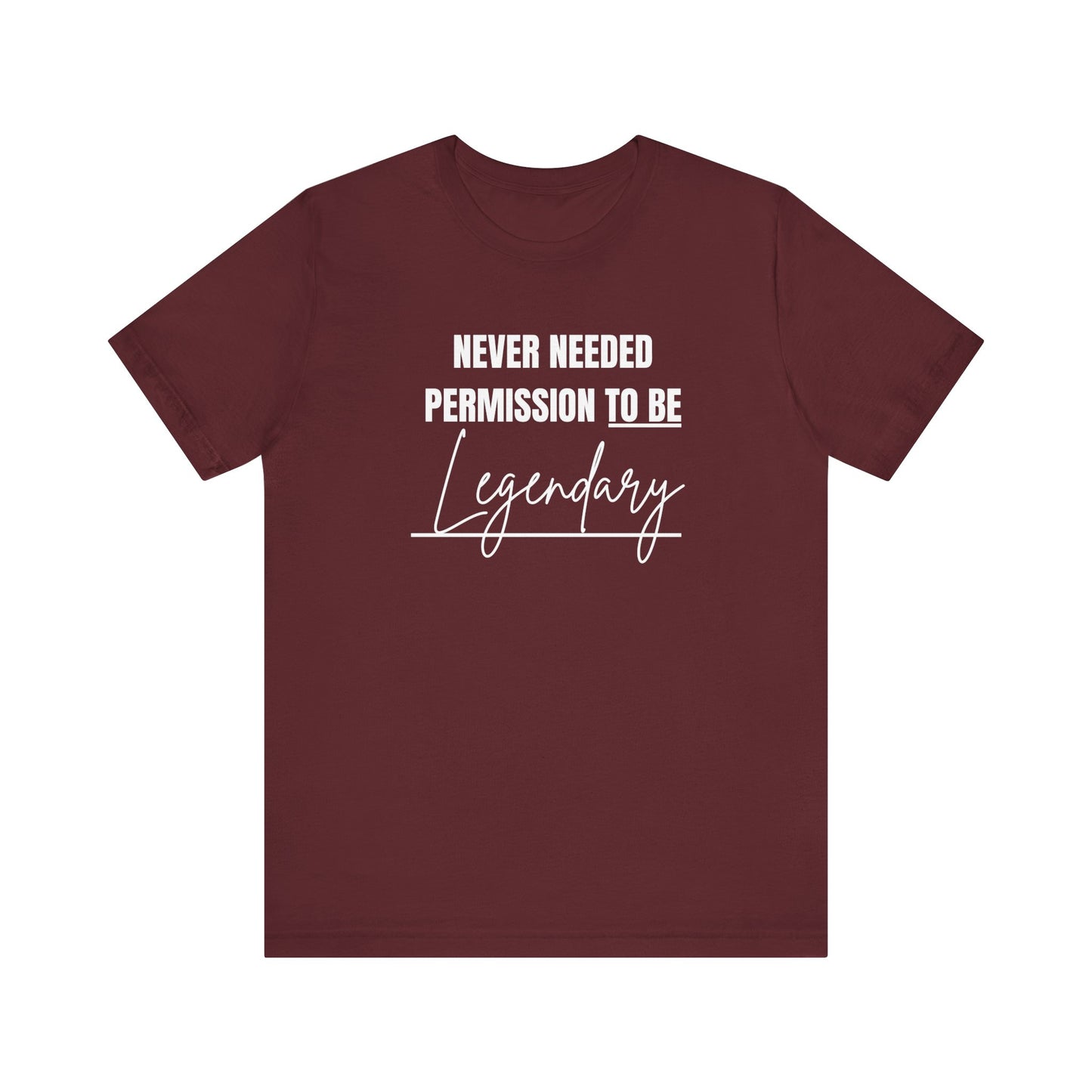 Unisex Casual LEGENDARY Graphic Tee - Perfect Gift for Friends, Summer Outfits, Festival Fashion, Everyday Wear, Gift for Him/Her