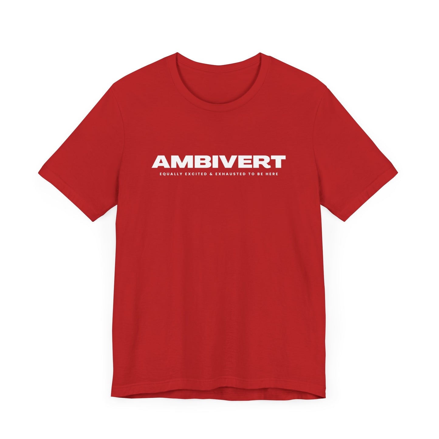 Ambivert Graphic Tee - Perfect for Social Chameleons