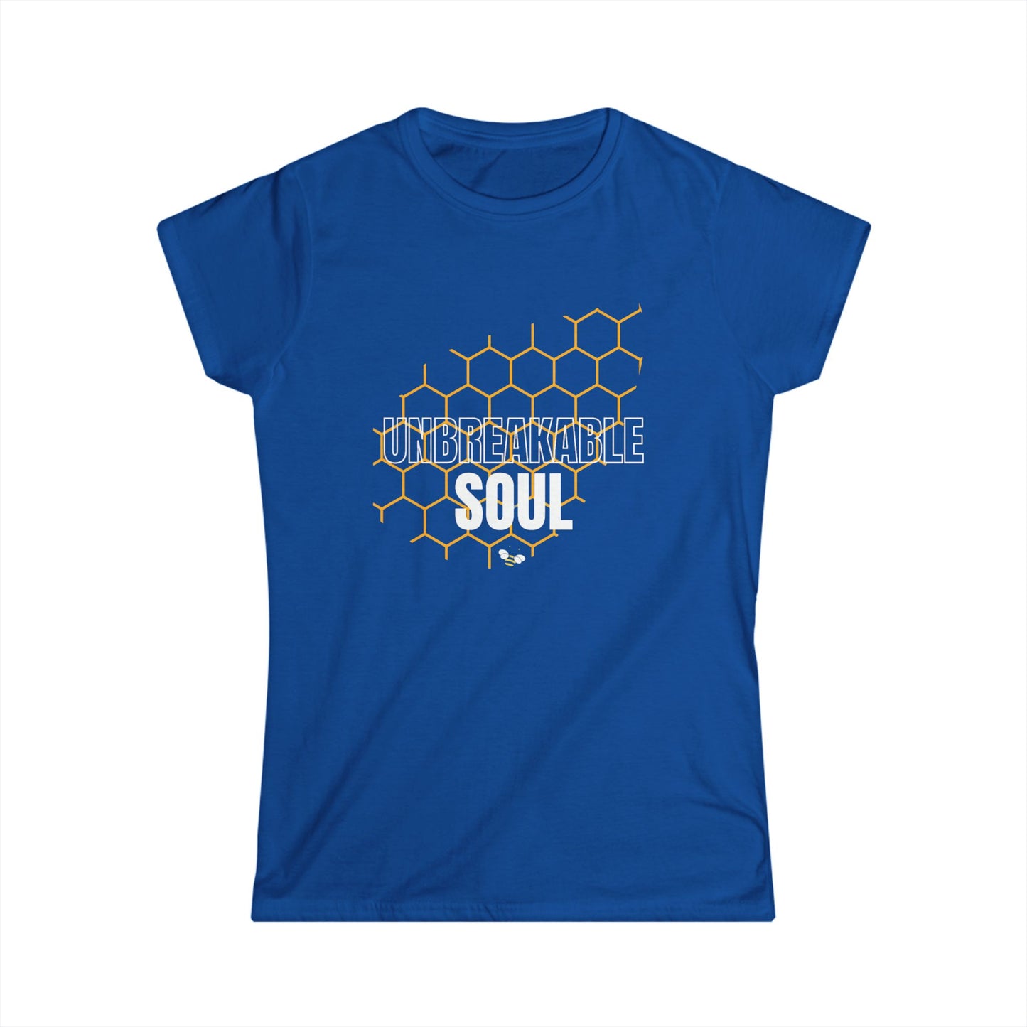 Unbreakable Soul Women's Softstyle Tee - Inspirational Graphic Tee for Empowerment