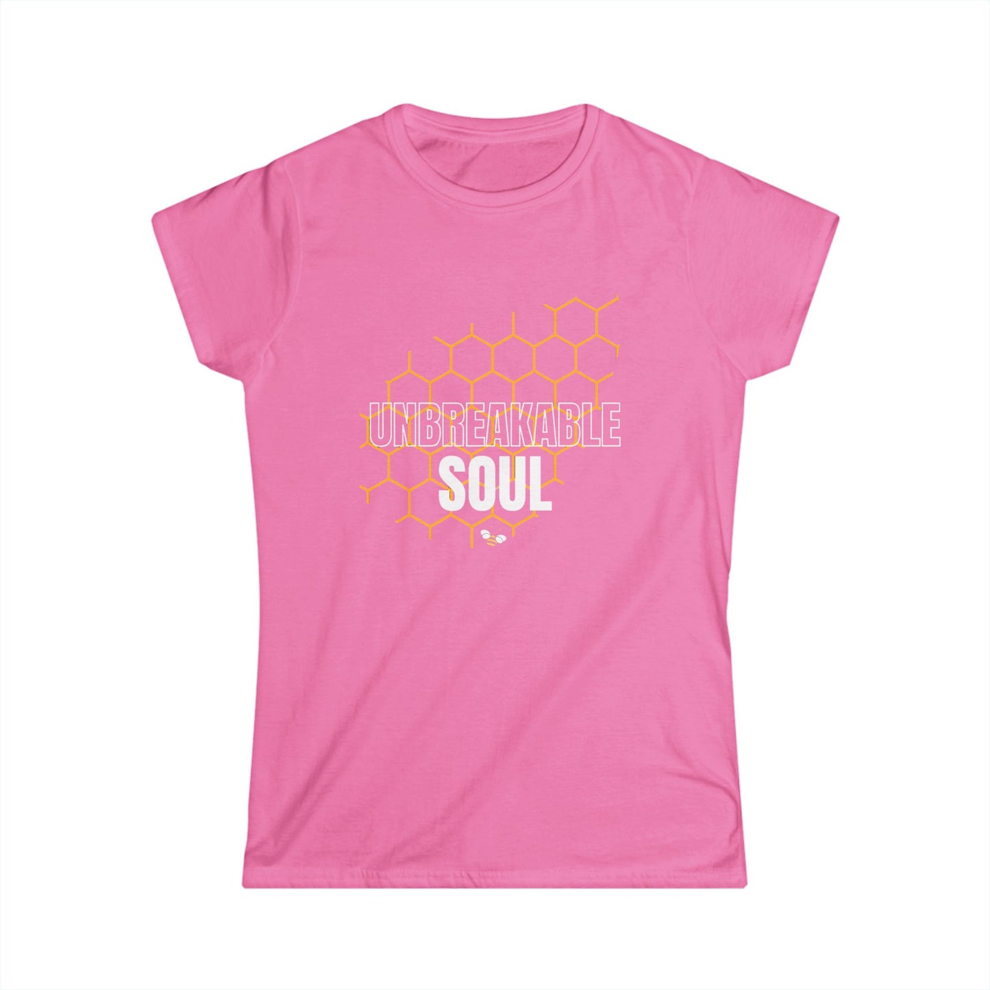Unbreakable Soul Women's Softstyle Tee - Inspirational Graphic Tee for Empowerment
