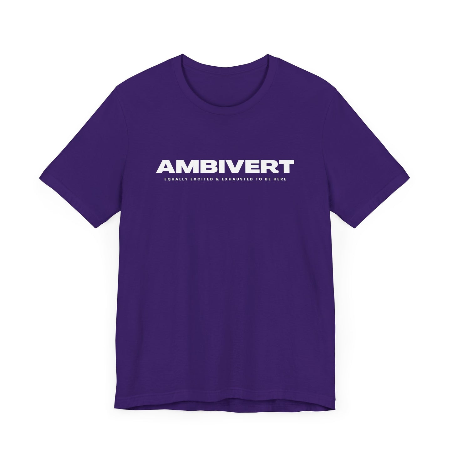 Ambivert Graphic Tee - Perfect for Social Chameleons