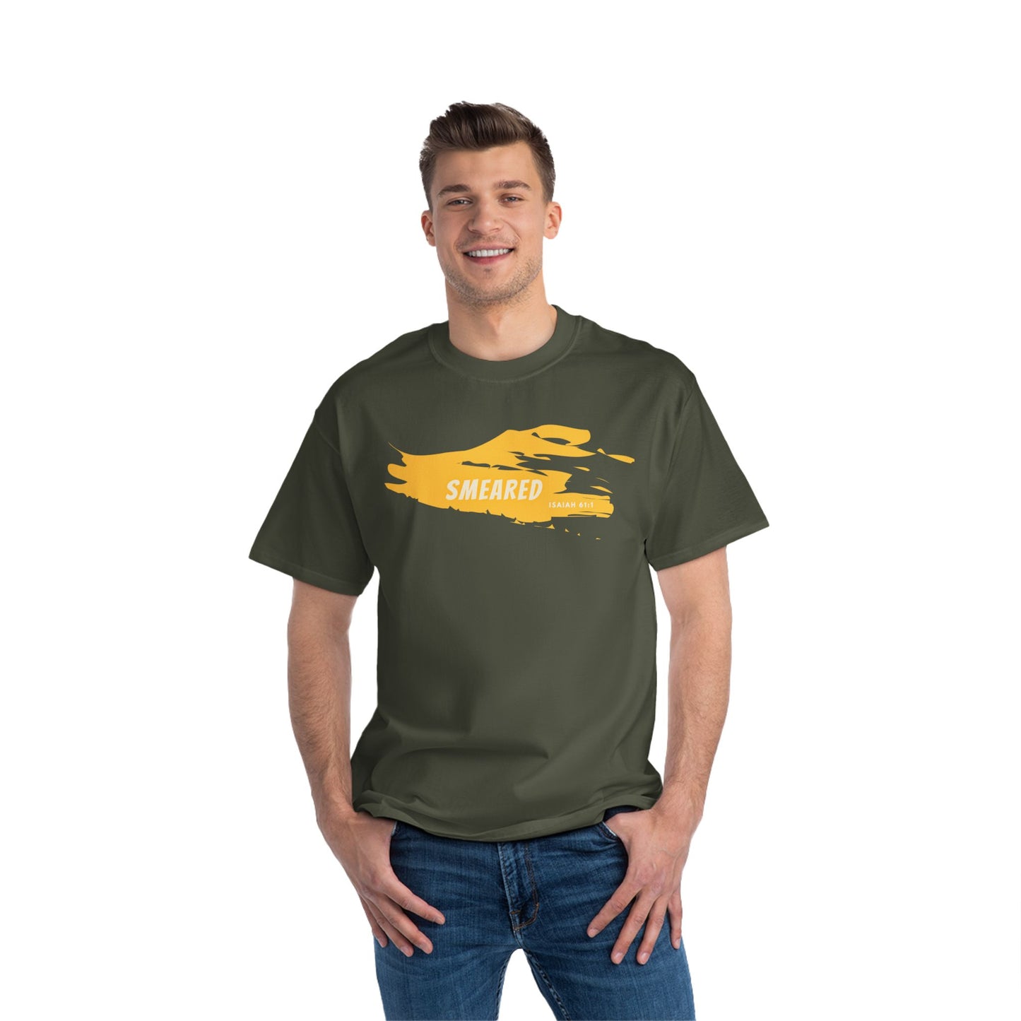 Smeared Beefy-T® Short-Sleeve T-Shirt