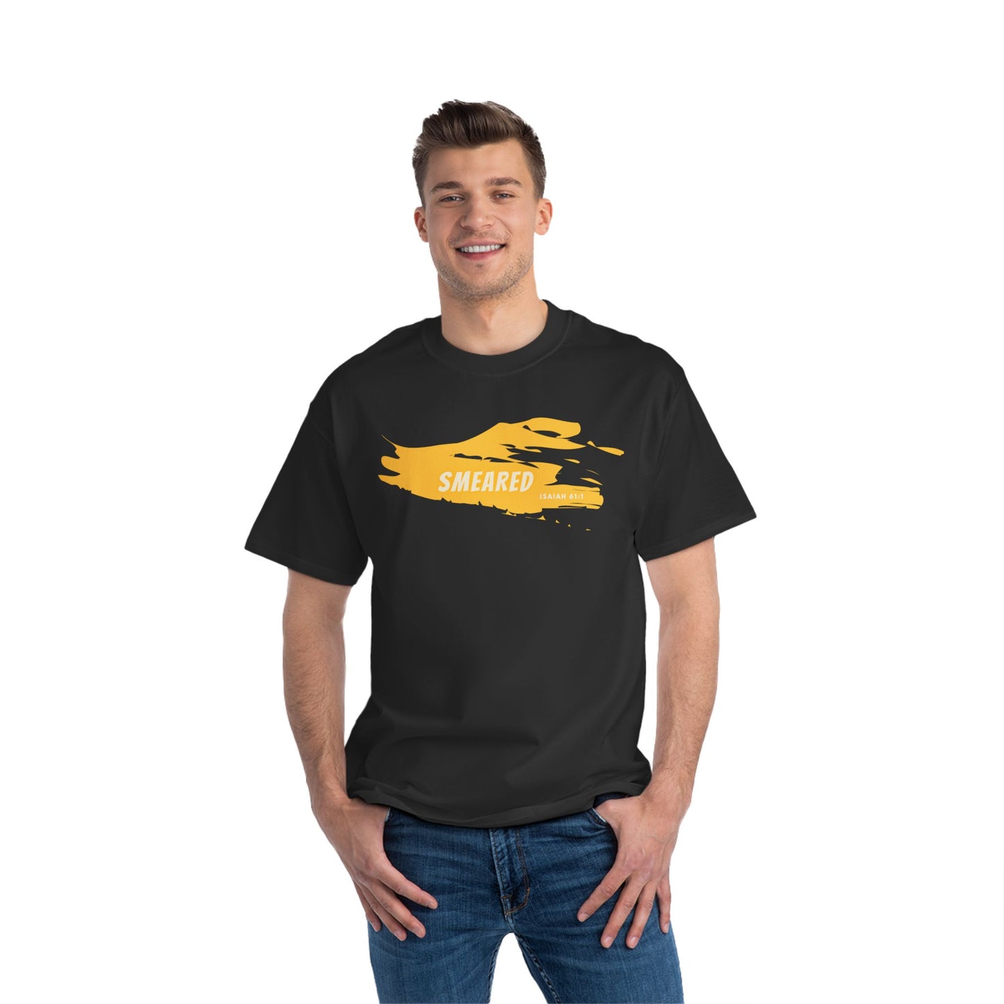 Smeared Beefy-T® Short-Sleeve T-Shirt