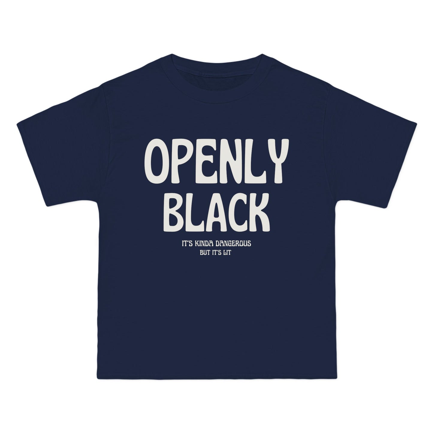 Beefy-T® Openly Black Short-Sleeve T-Shirt