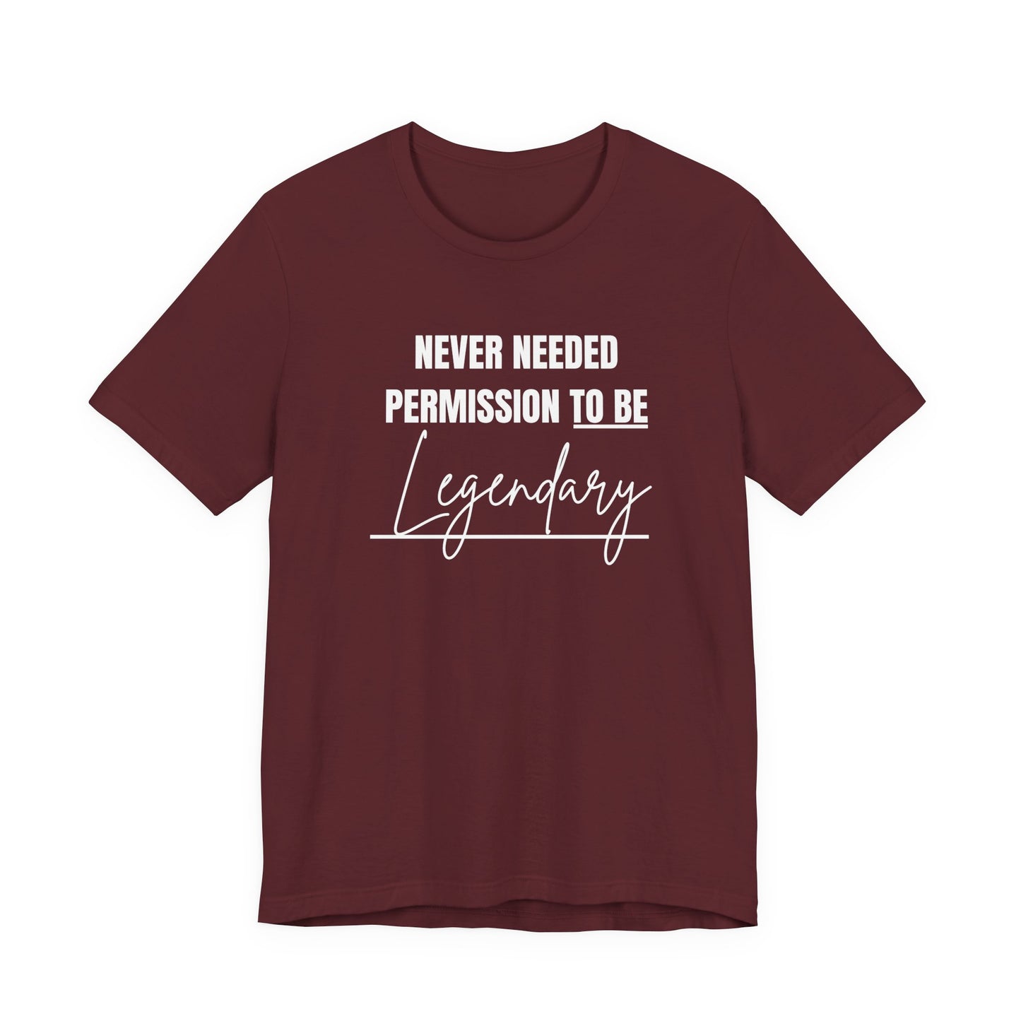 Unisex Casual LEGENDARY Graphic Tee - Perfect Gift for Friends, Summer Outfits, Festival Fashion, Everyday Wear, Gift for Him/Her
