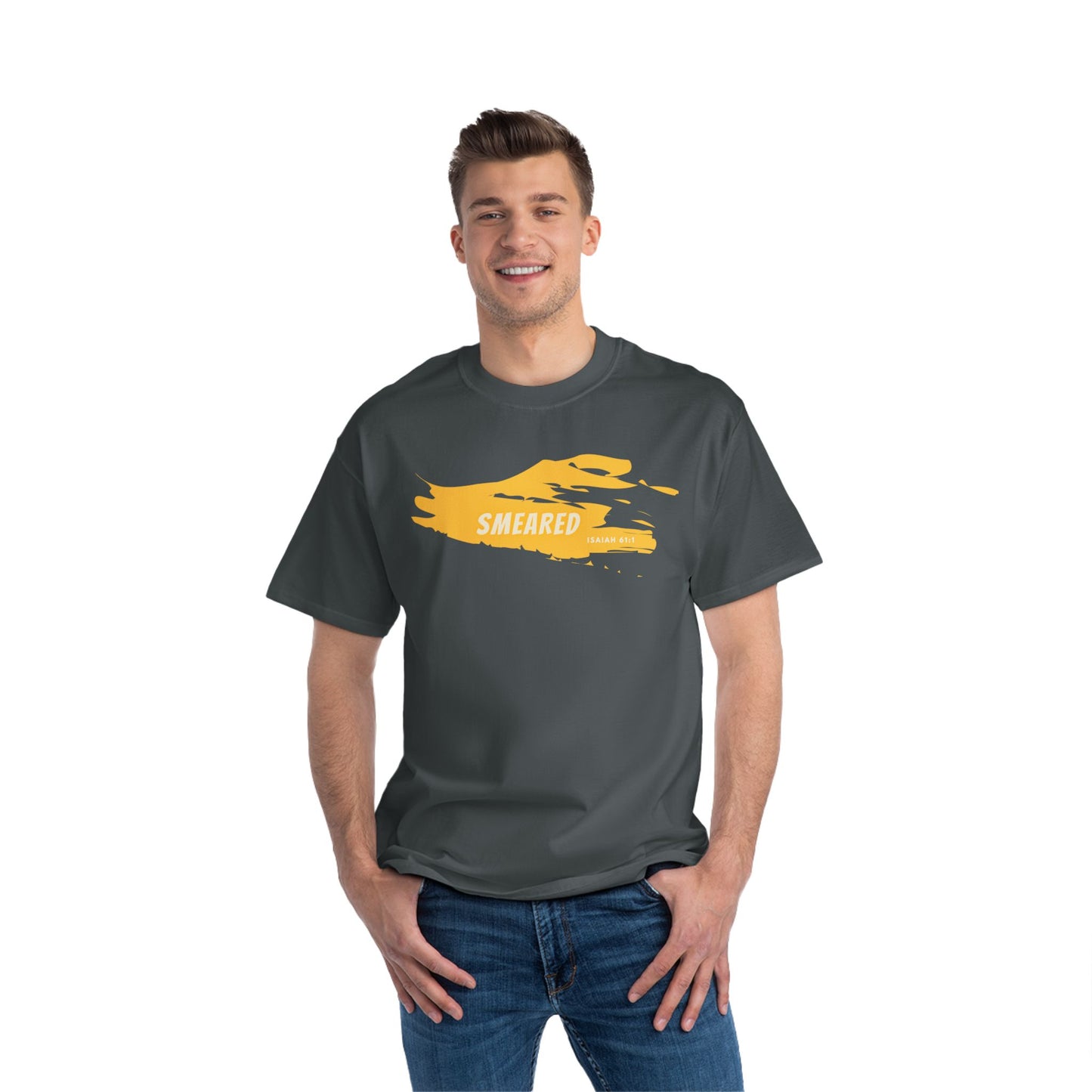 Smeared Beefy-T® Short-Sleeve T-Shirt