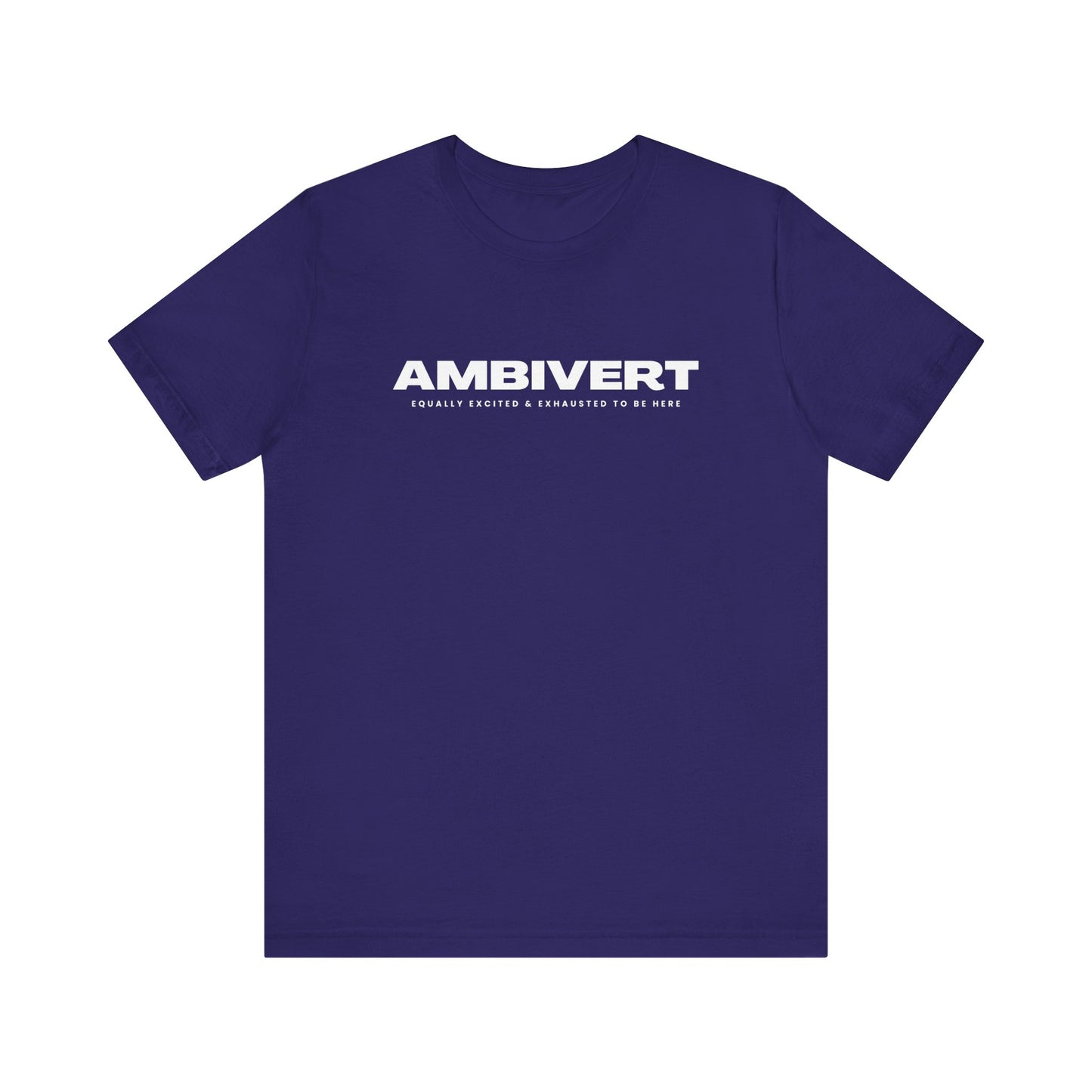 Ambivert Graphic Tee - Perfect for Social Chameleons