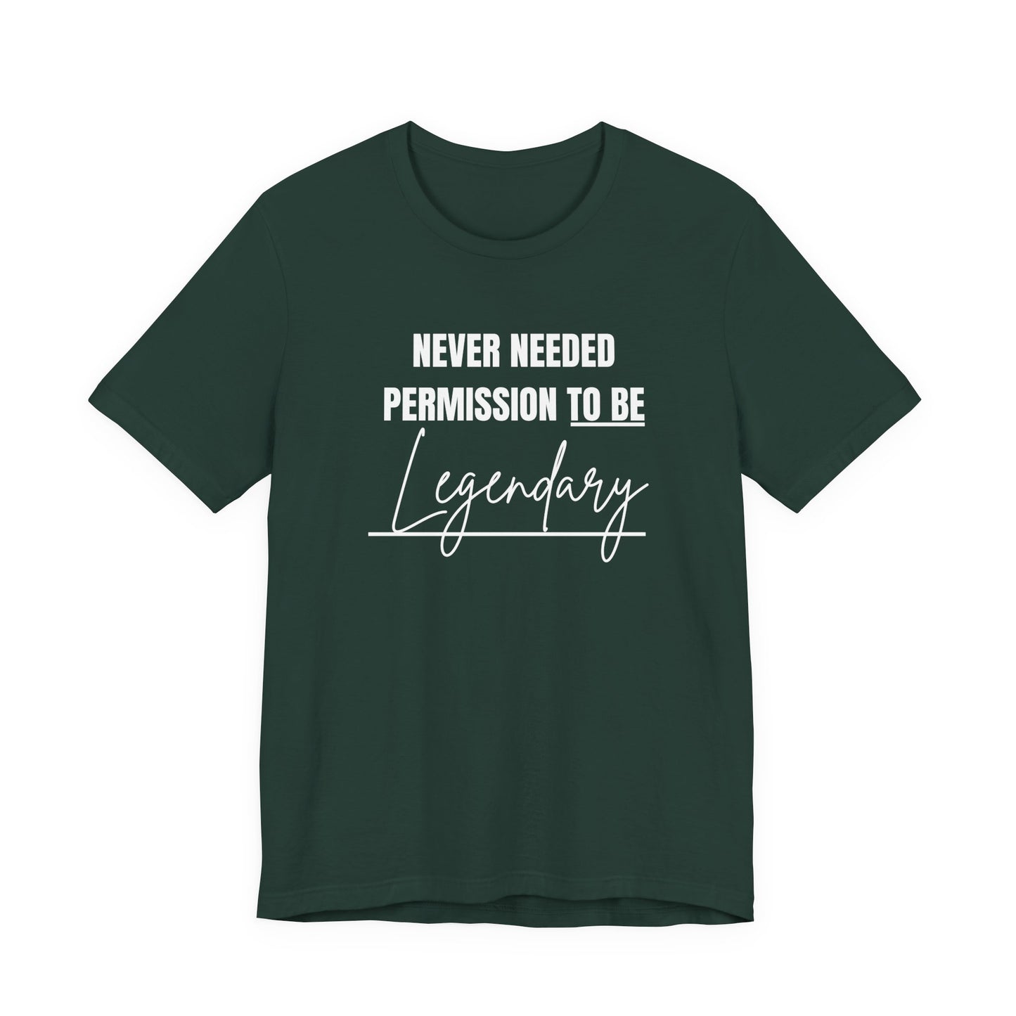 Unisex Casual LEGENDARY Graphic Tee - Perfect Gift for Friends, Summer Outfits, Festival Fashion, Everyday Wear, Gift for Him/Her