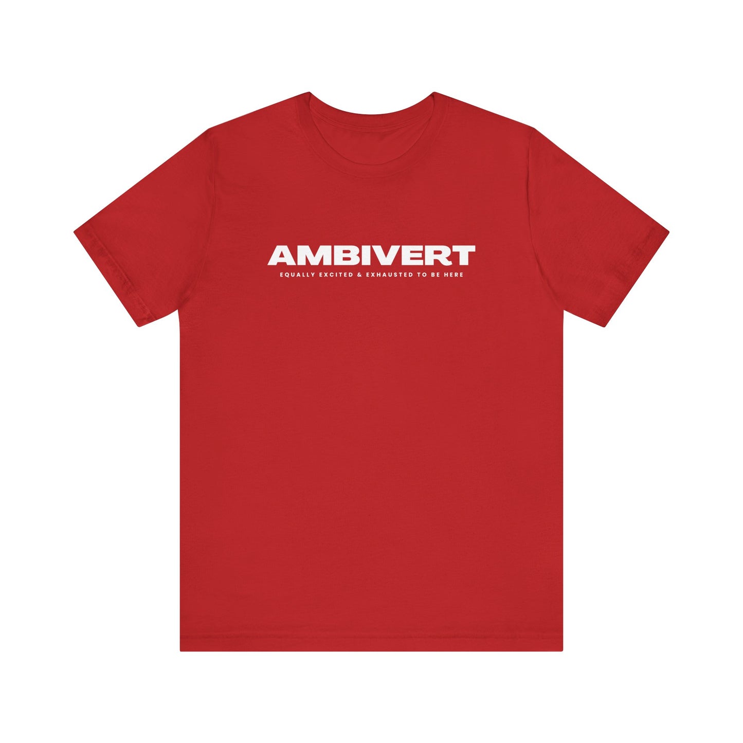 Ambivert Graphic Tee - Perfect for Social Chameleons