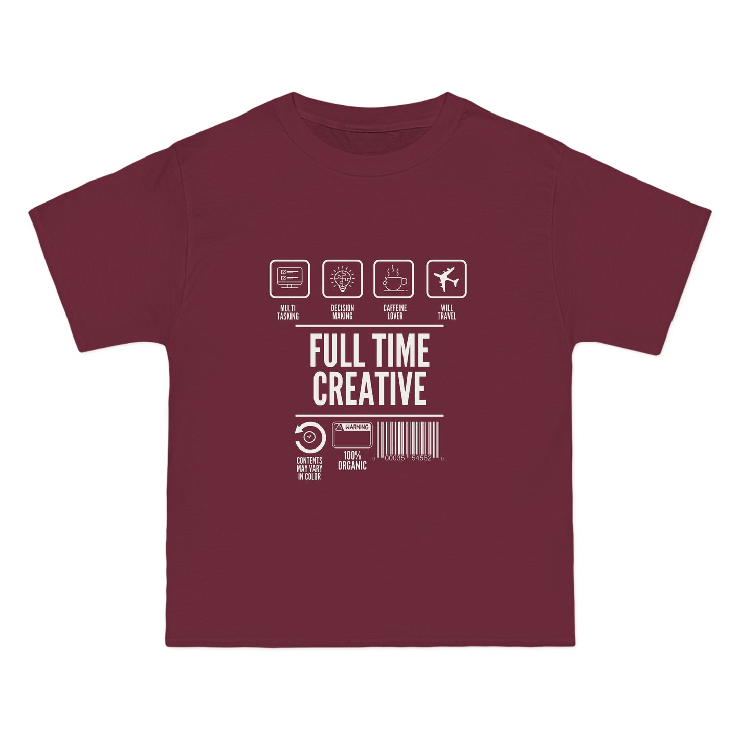 Beefy-T® Short-Sleeve Full Time Creative T-Shirt