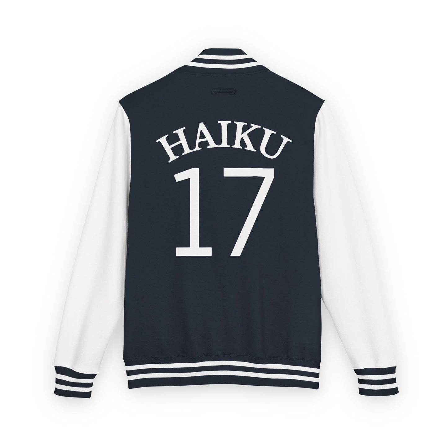Retro Haiku Letterman Jacket for Unisex - Perfect for Casual Style & Celebrations