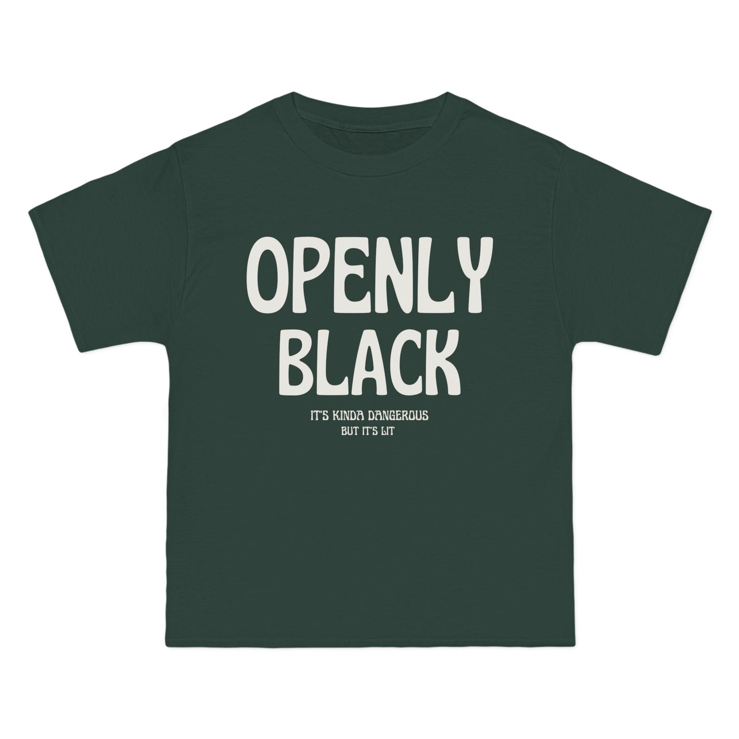 Beefy-T® Openly Black Short-Sleeve T-Shirt