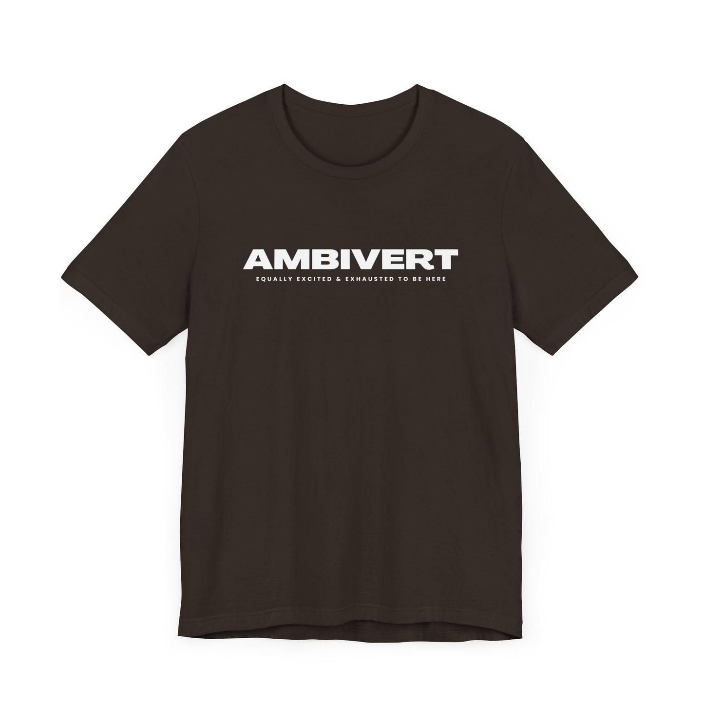 Ambivert Graphic Tee - Perfect for Social Chameleons