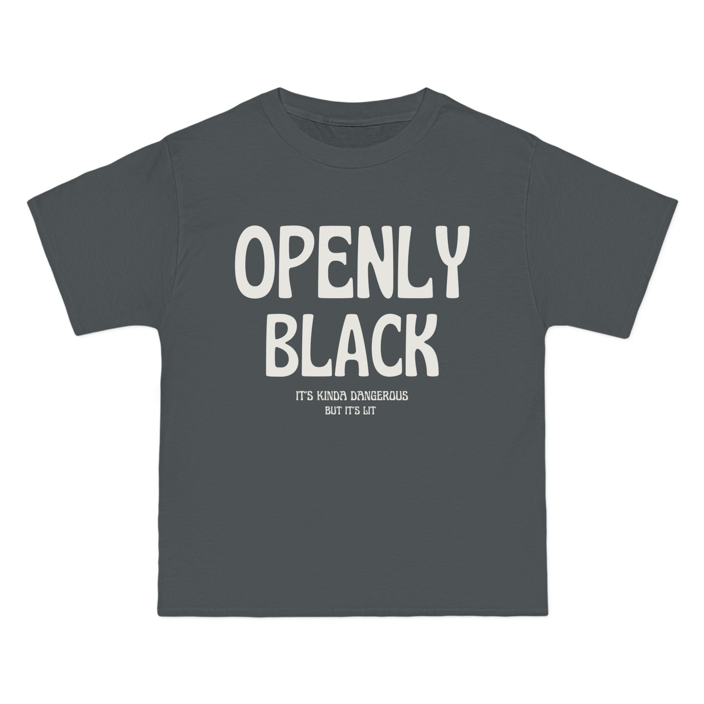 Beefy-T® Openly Black Short-Sleeve T-Shirt