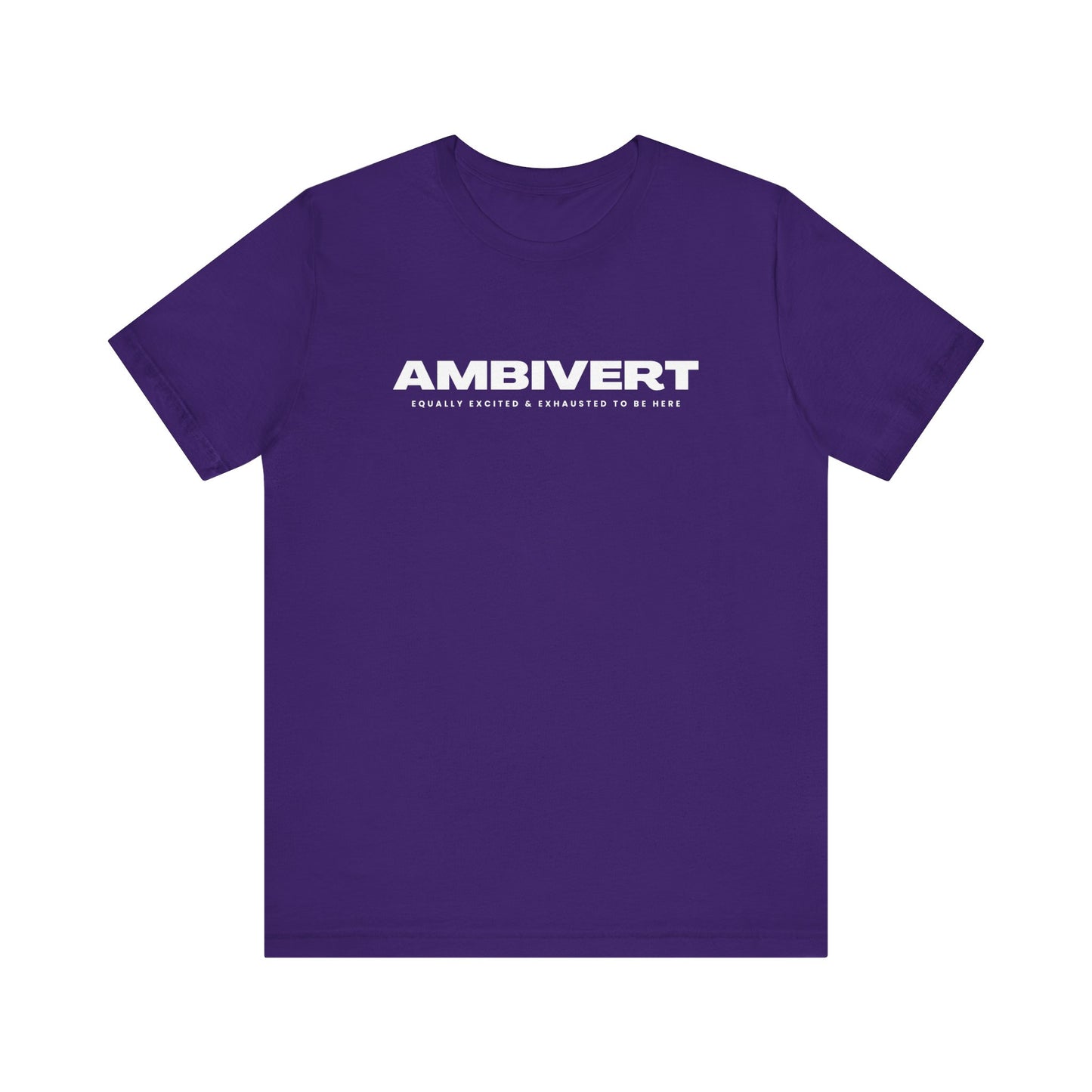 Ambivert Graphic Tee - Perfect for Social Chameleons