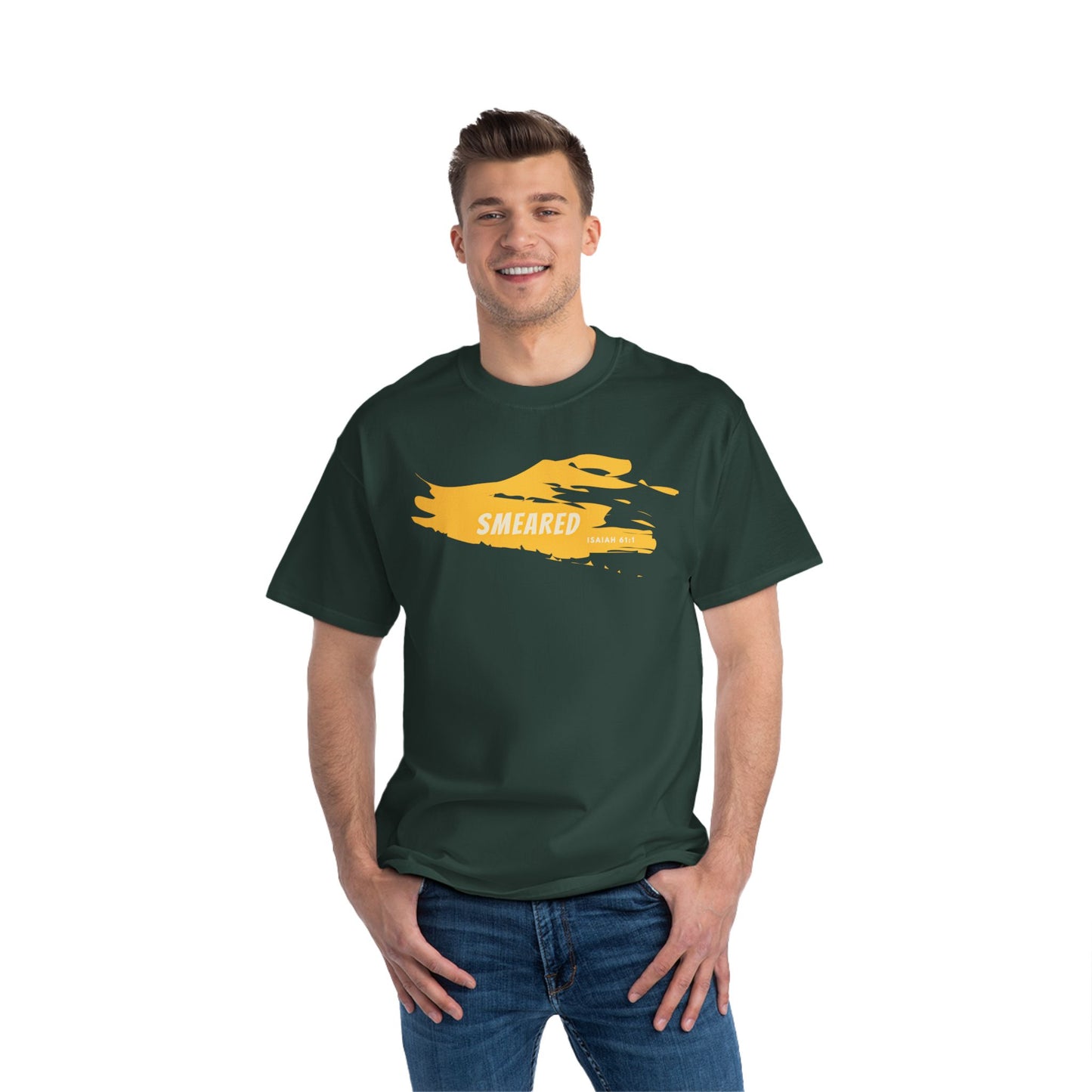Smeared Beefy-T® Short-Sleeve T-Shirt