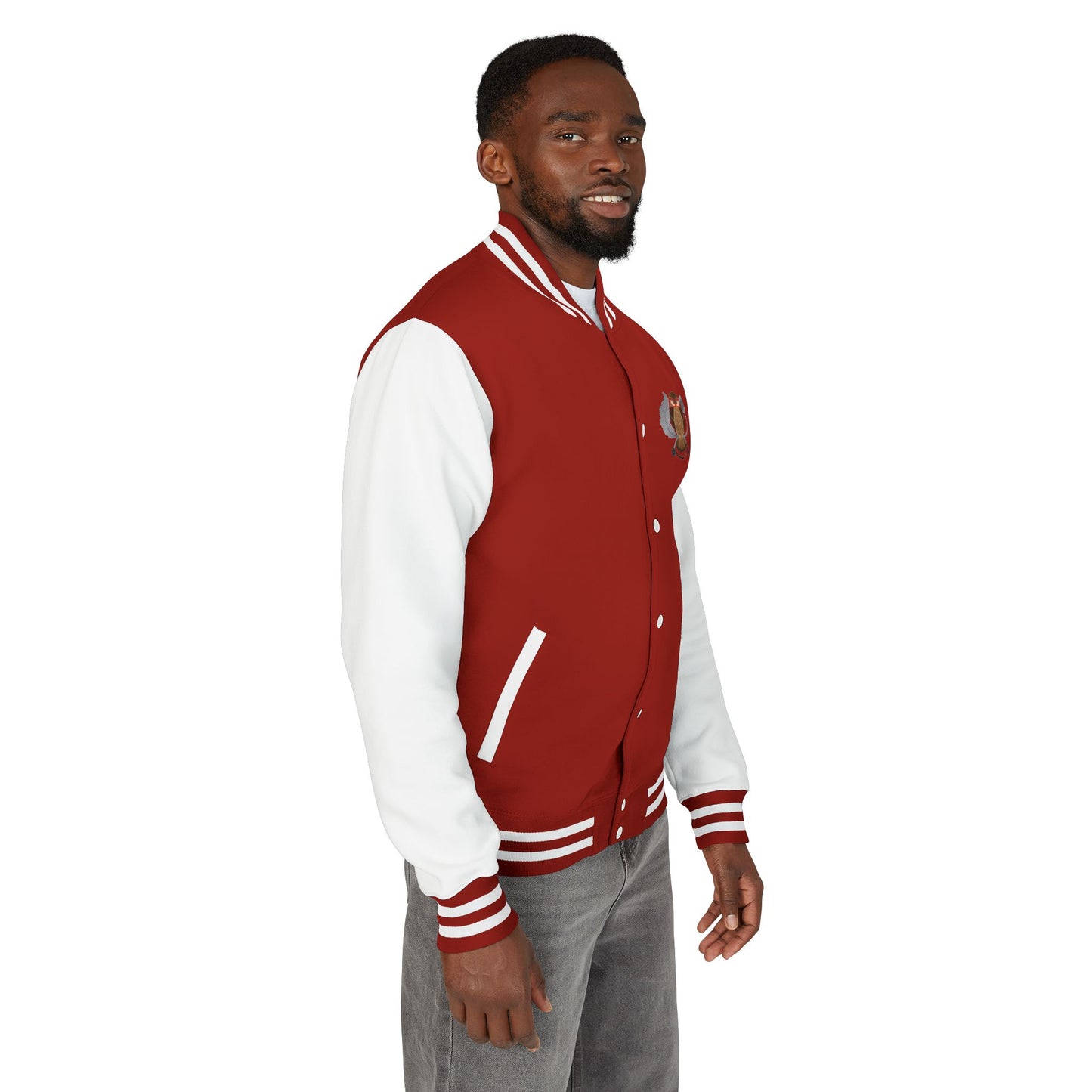 Retro Haiku Letterman Jacket for Unisex - Perfect for Casual Style & Celebrations