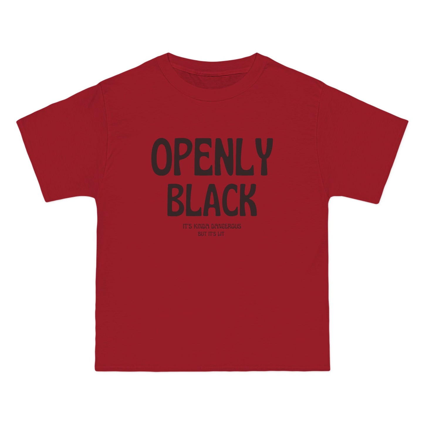 Openly Black Retro Print Beefy-T® Short-Sleeve T-Shirt