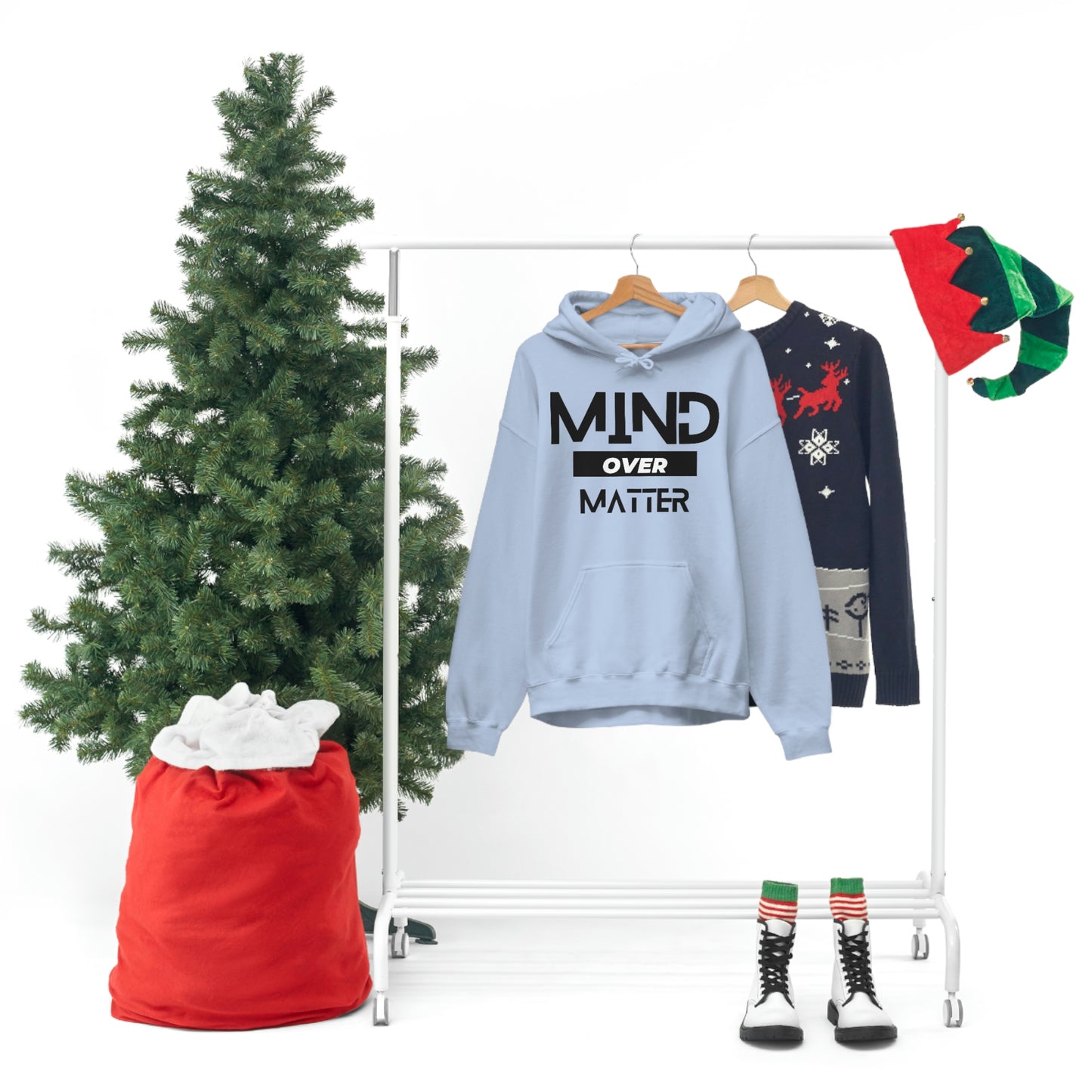 Unisex Heavy Blend™ Hooded Mind Over Matter Sweatshirt