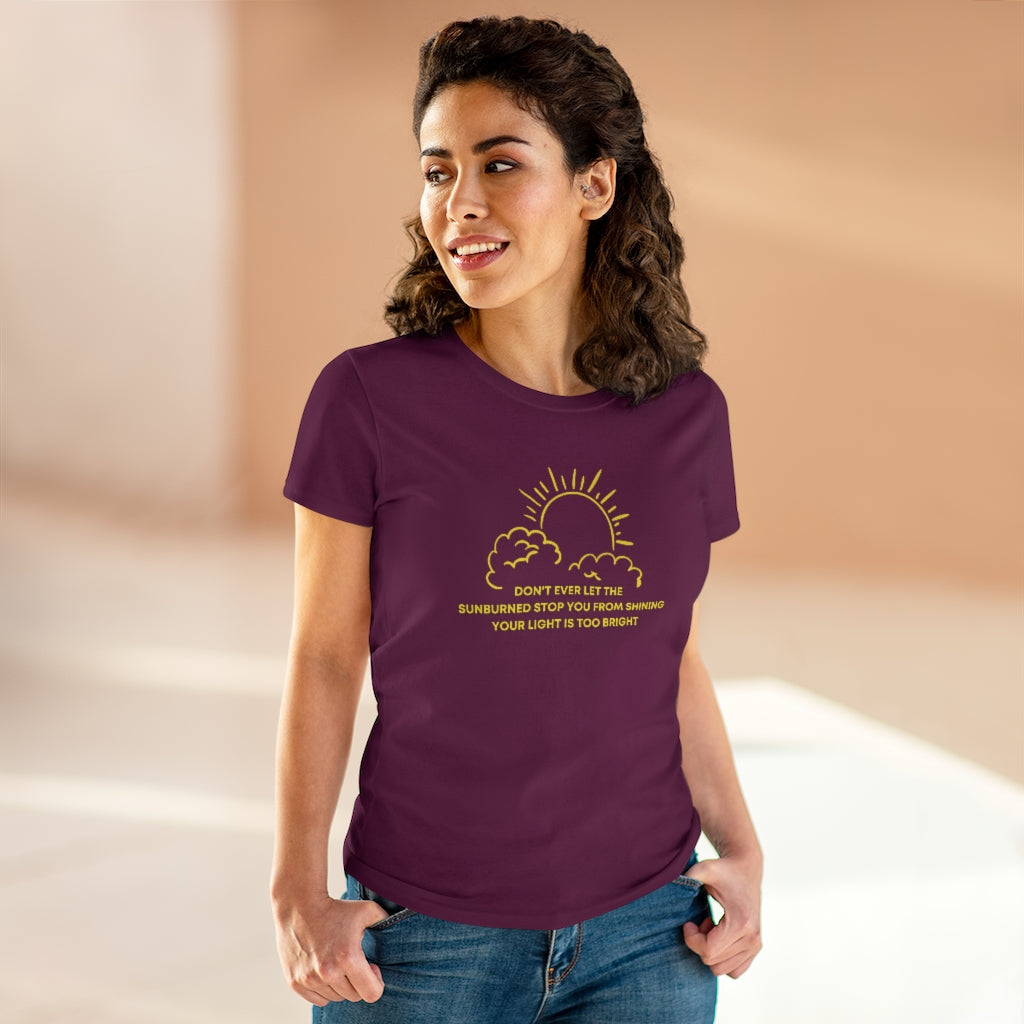 Women's Heavy Cotton Golden Light Haiku Tee
