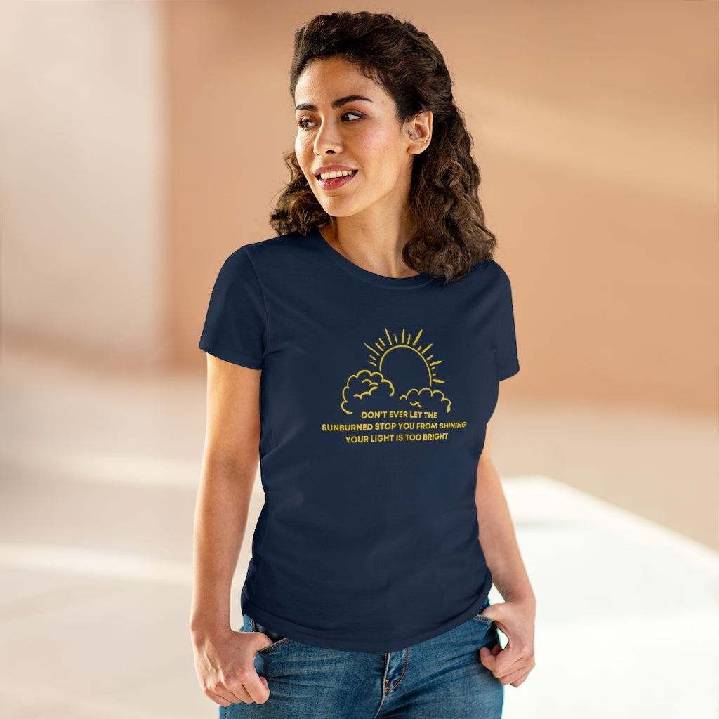 Women's Heavy Cotton Golden Light Haiku Tee