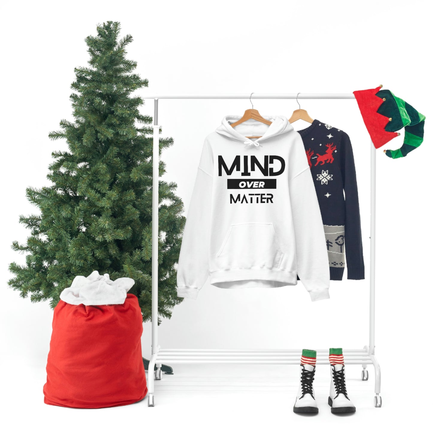 Unisex Heavy Blend™ Hooded Mind Over Matter Sweatshirt